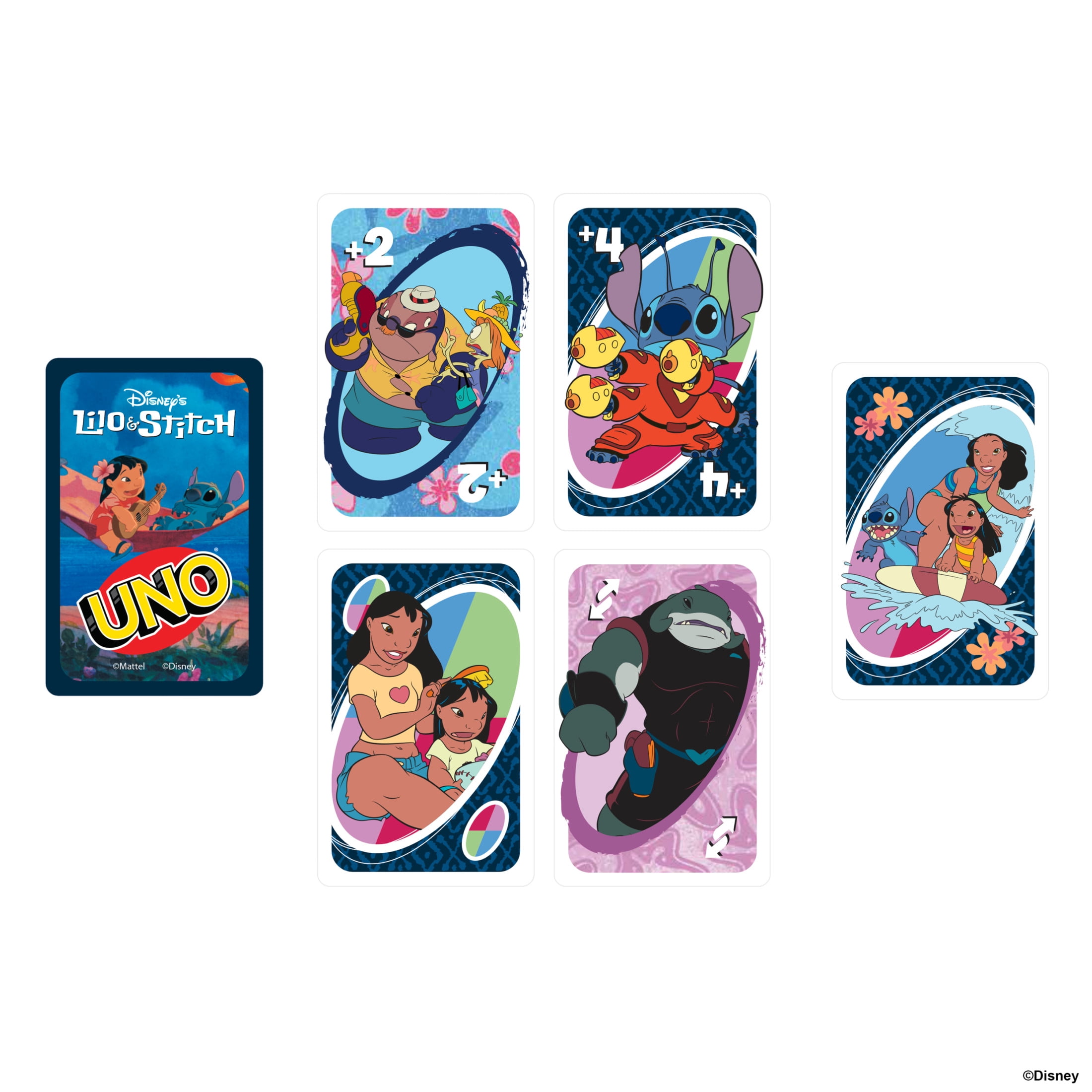 UNO Disney Lilo and Stitch Card Game for Kids and Family Night (112 Cards) wlirr