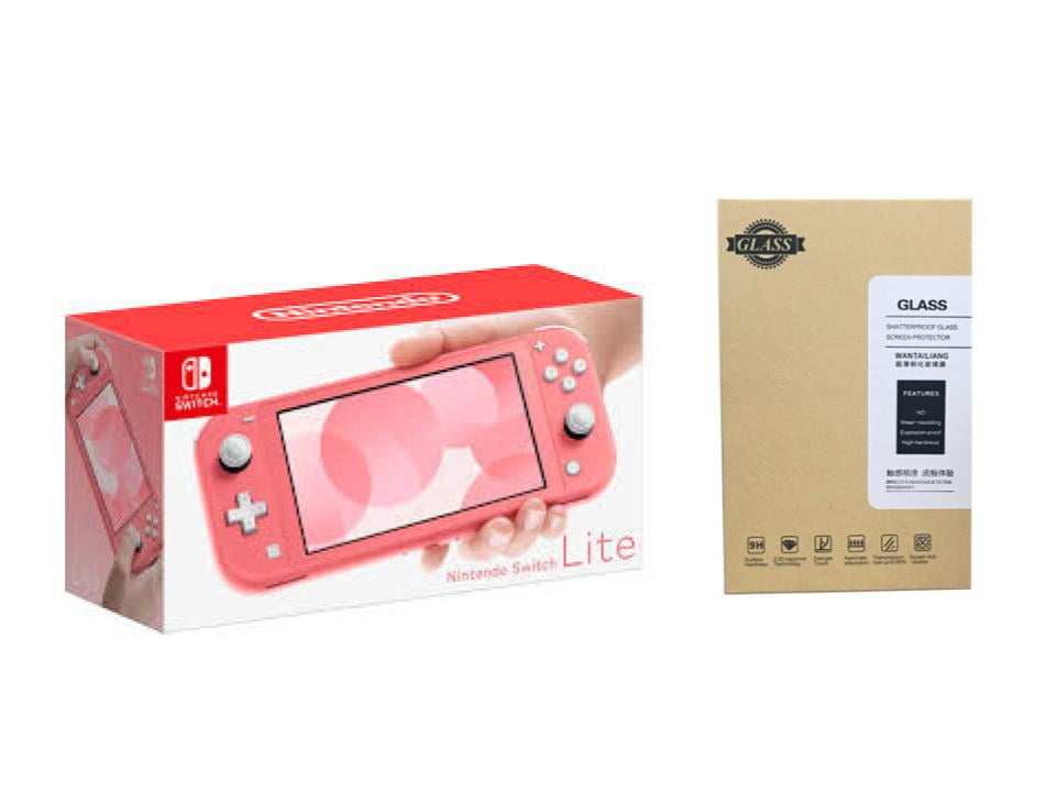 Nintendo Switch Lite Handheld Gaming Console (Coral, 1 Pack) 3pc9p