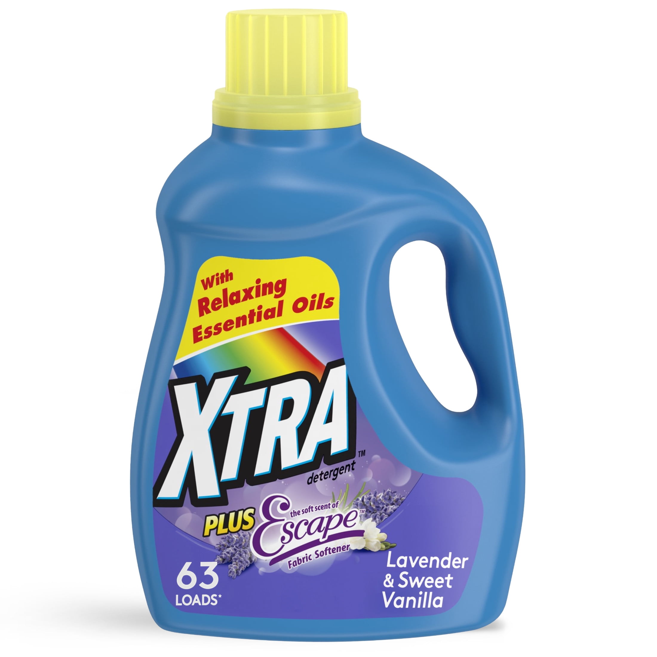 Xtra Plus Scent of Escape Liquid Laundry Detergent, Lavender & Sweet Vanilla (97.7 fl oz) essyd