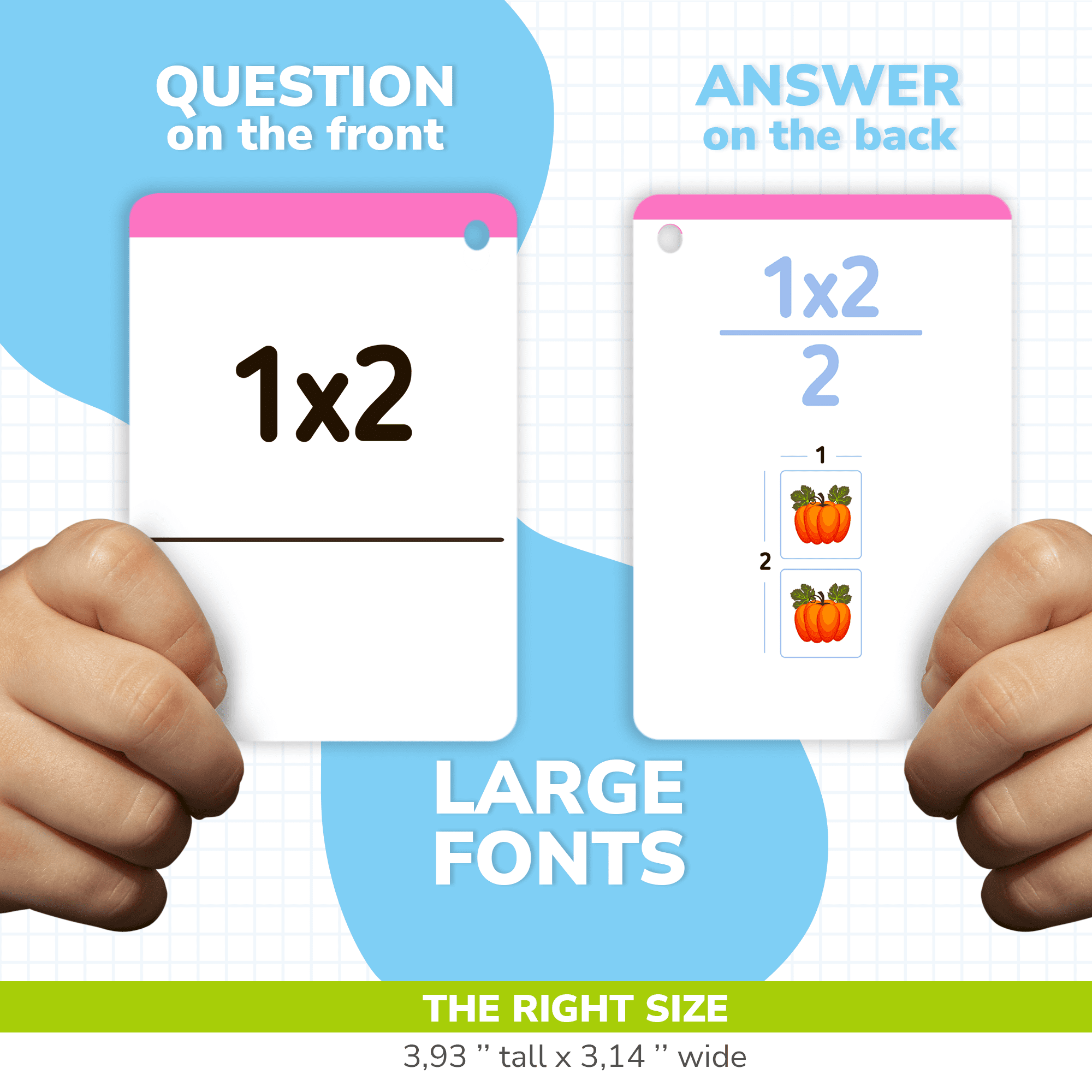 Quokka Multiplication and Division Math Flash Cards Set (Red, 340 Cards) cxrqm