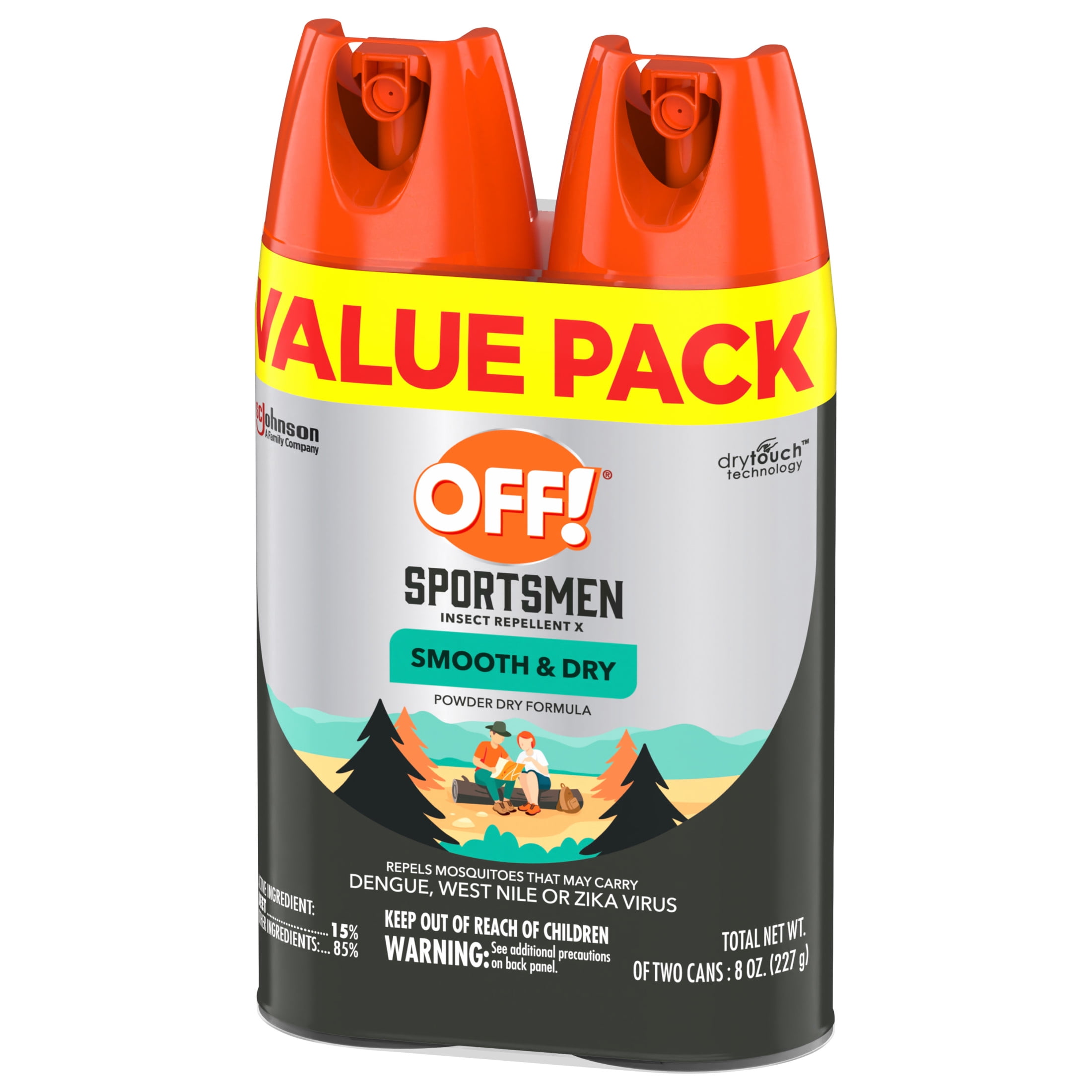 OFF! Family Care Smooth and Dry Insect Repellent, Non-Greasy Formula (4 oz, 2 Count) 4wrhu