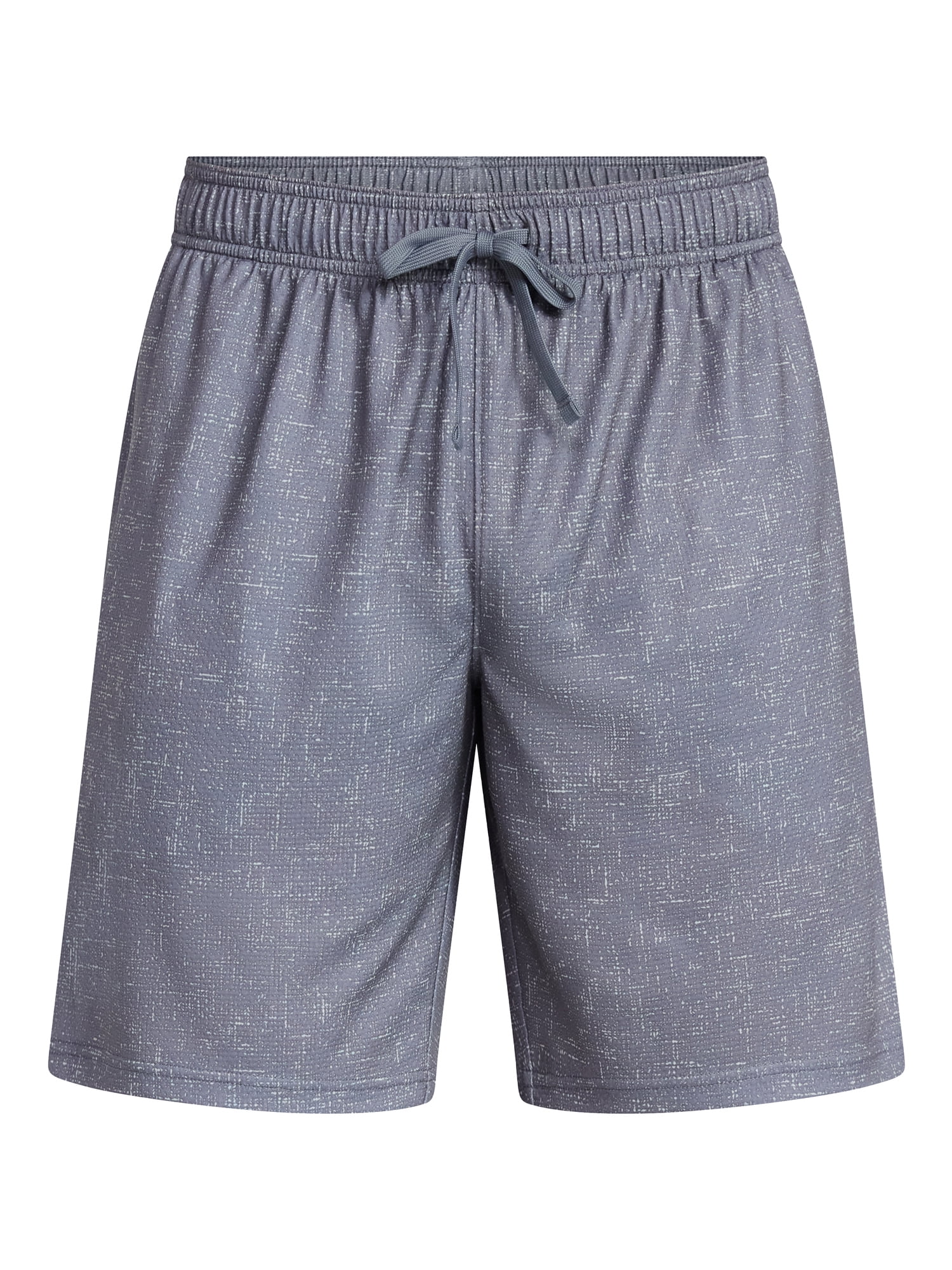 Athletic Works Men's Active Mesh Performance Shorts (Grey, 9 in Inseam) hwd78