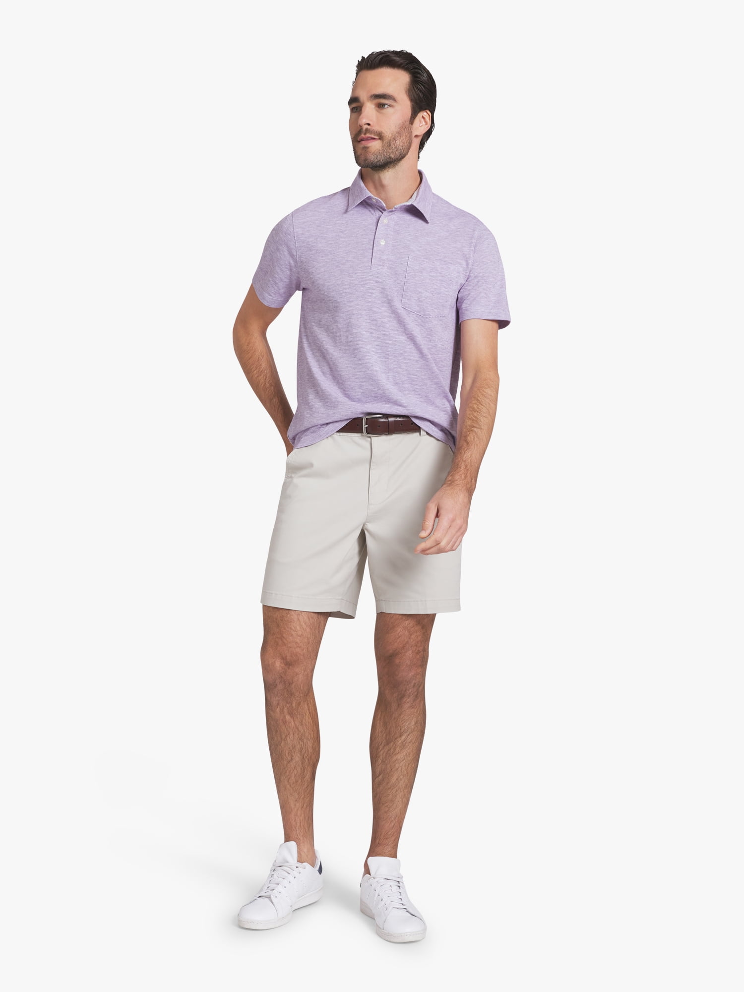 Chaps Men's Harbor Side Slub Short Sleeve Polo Shirt (Casual Work-To-Weekend Fit, S) 3yn8i