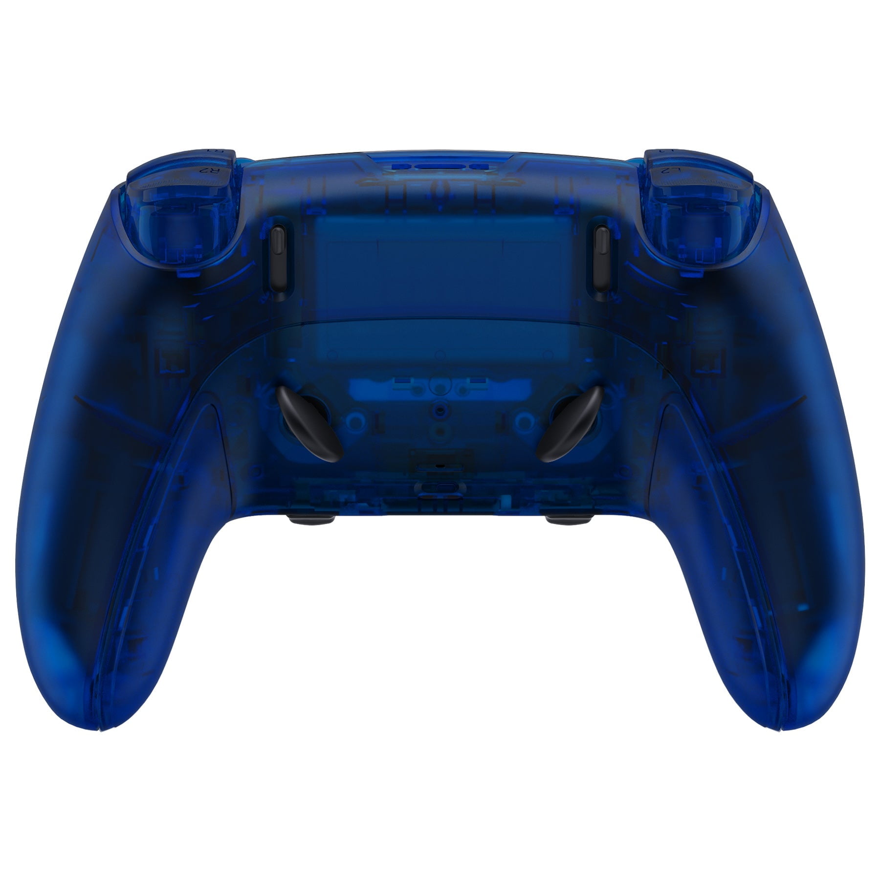 ModdedZone EDGE Wireless Controller for PS5 Custom Gaming Performance (Clear Blue, 1 Pack) sgna6