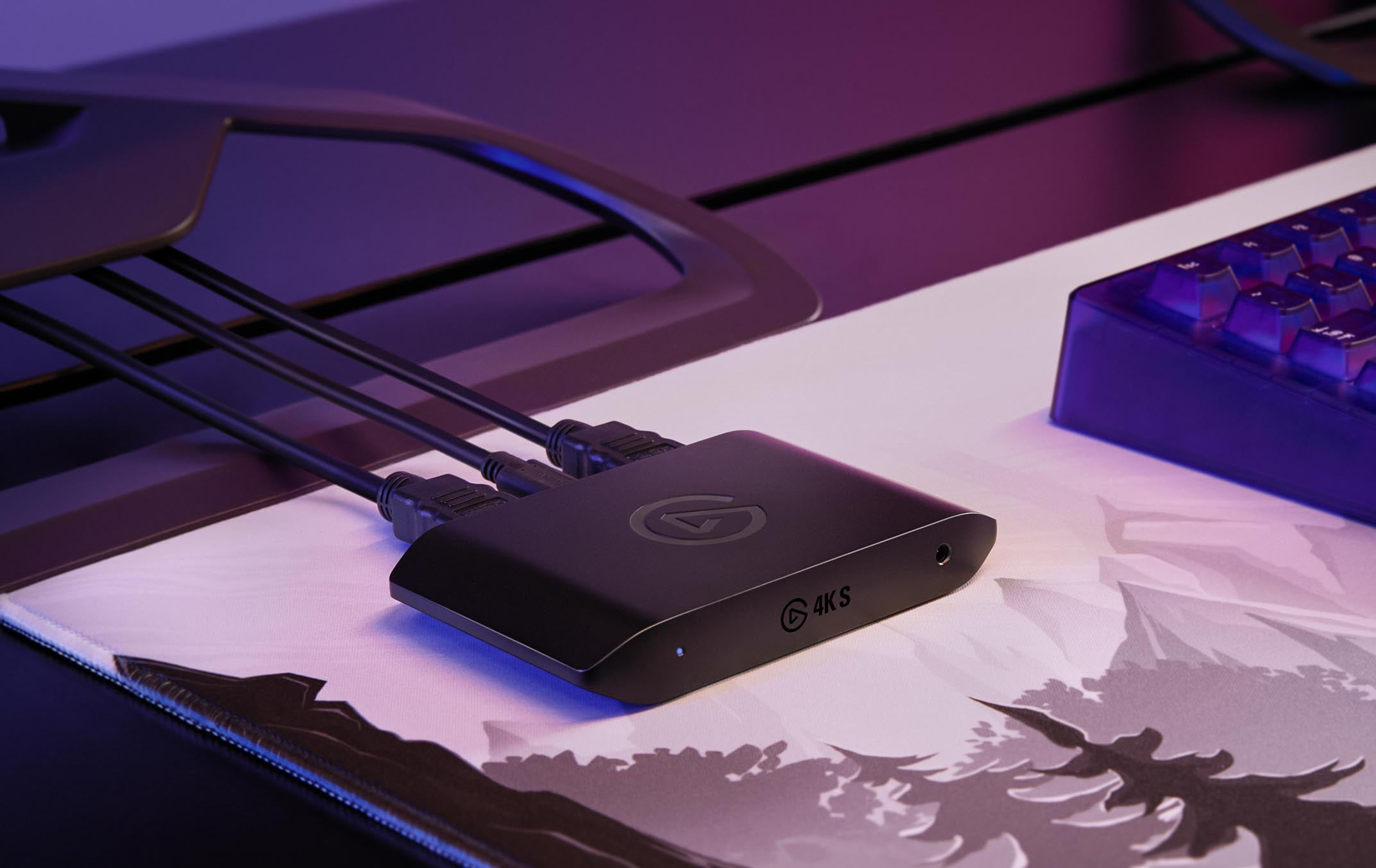 Elgato Game Capture 4K S External Video Capture Card with Chat Link Pro (4K60 HDR10, VRR Passthrough, 1 Pack) wf5n0