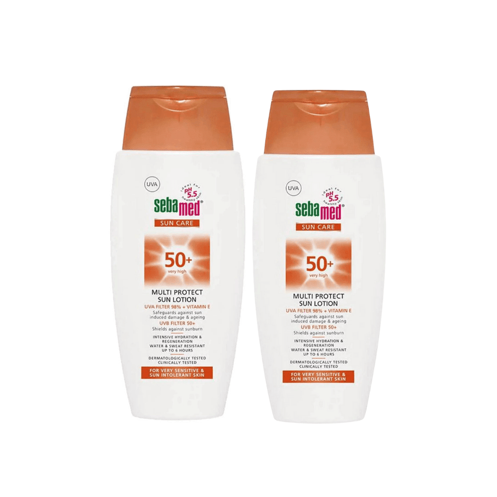 Sebamed SPF 50 Sun Protection Lotion, Moisturizing Broad Spectrum Sunscreen (White, 10.14 fl oz, 2 Pack) lbia6