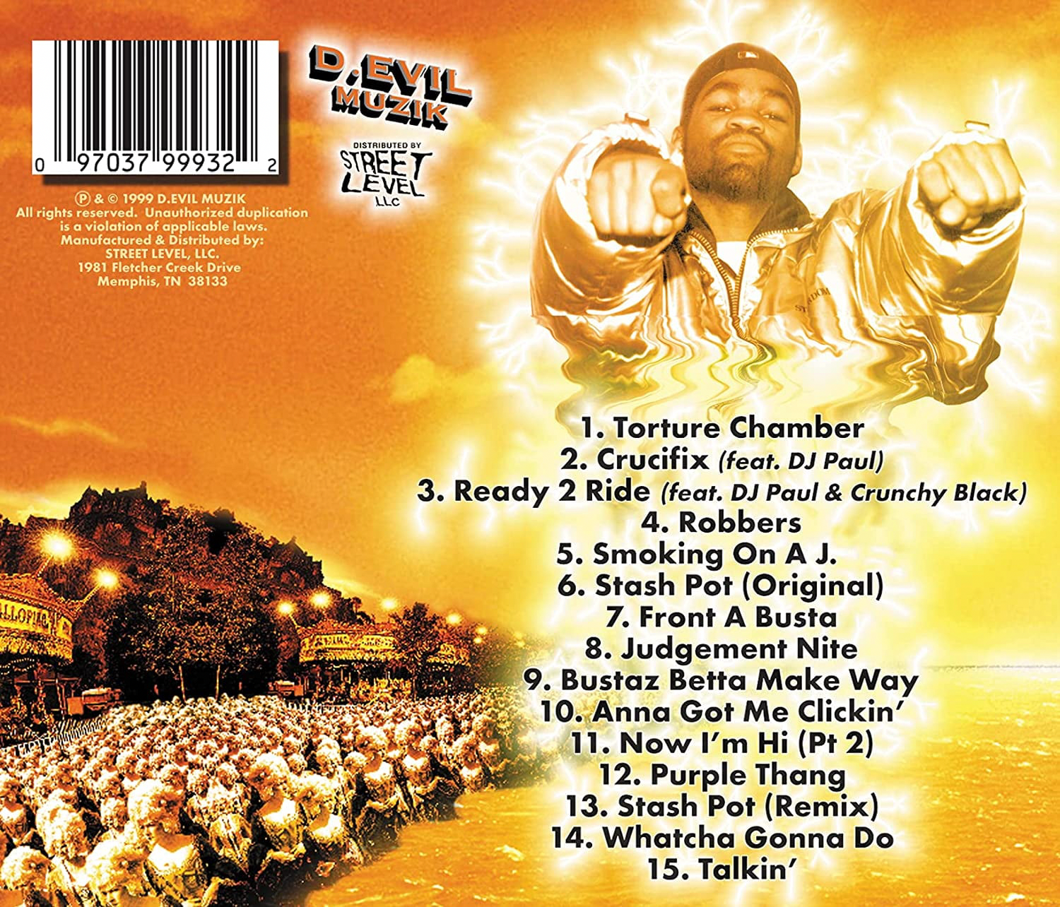 D.Evil ( Devil ) Koopsta Knicca Da Devil's Playground Underground Solo Music CD (1 Disc) fwfdx