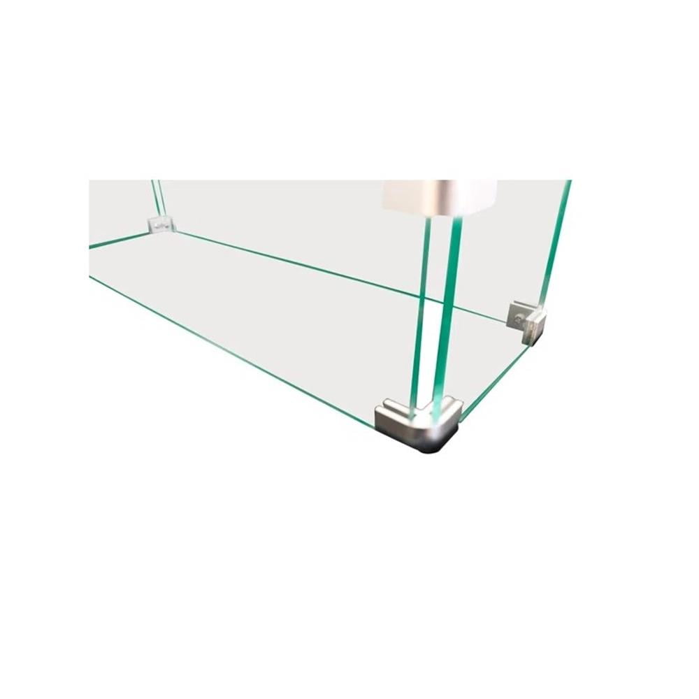 Living Source International Rectangle Fire Pit Flame Guard (Clear, 24 in x 12 in) 5uxg0