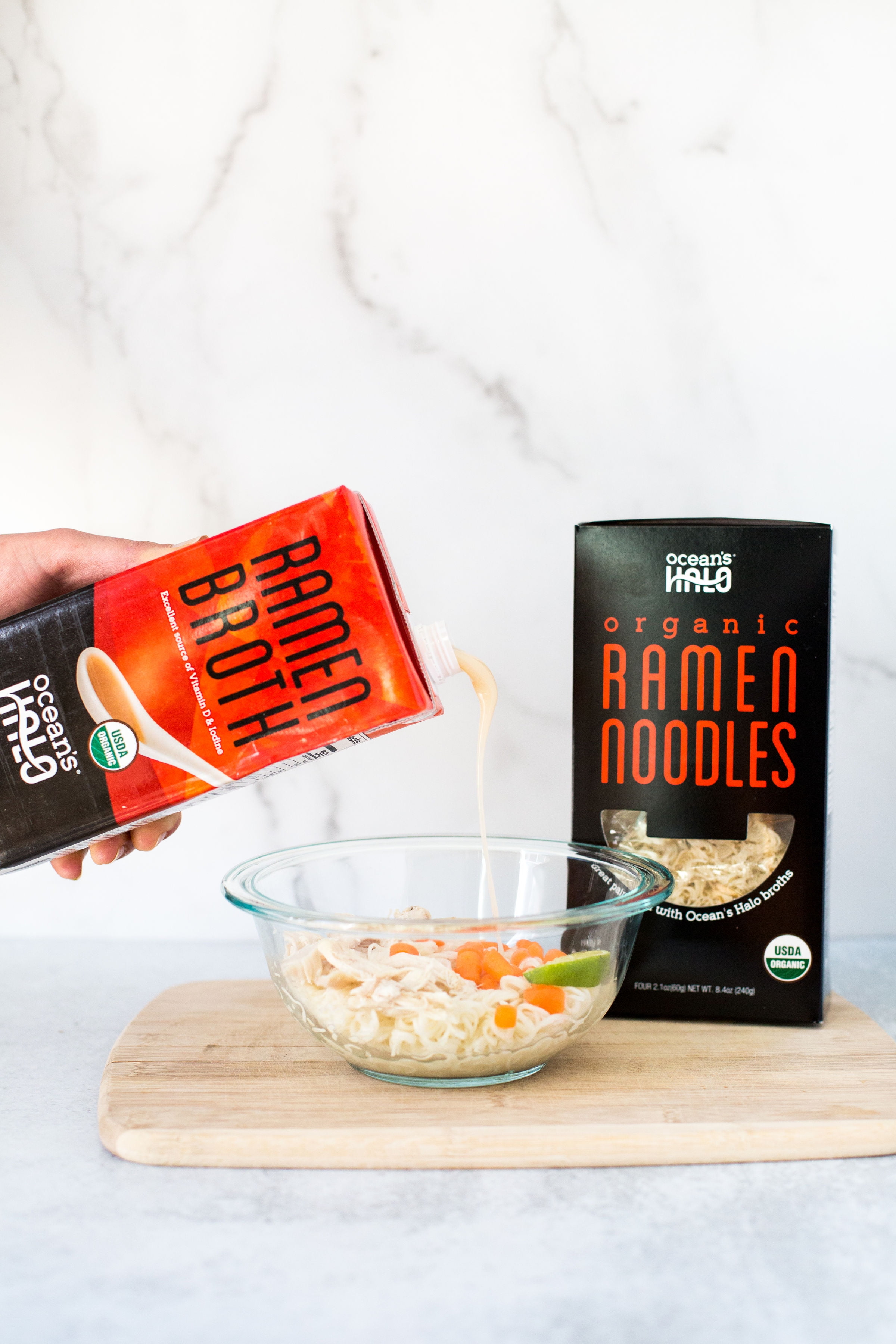 Ocean's Halo Organic Ramen Noodles, Vegan Plant-Based Pasta, Quick-Cook Pantry Staple (2 Pack, 8.4 oz) mtiio