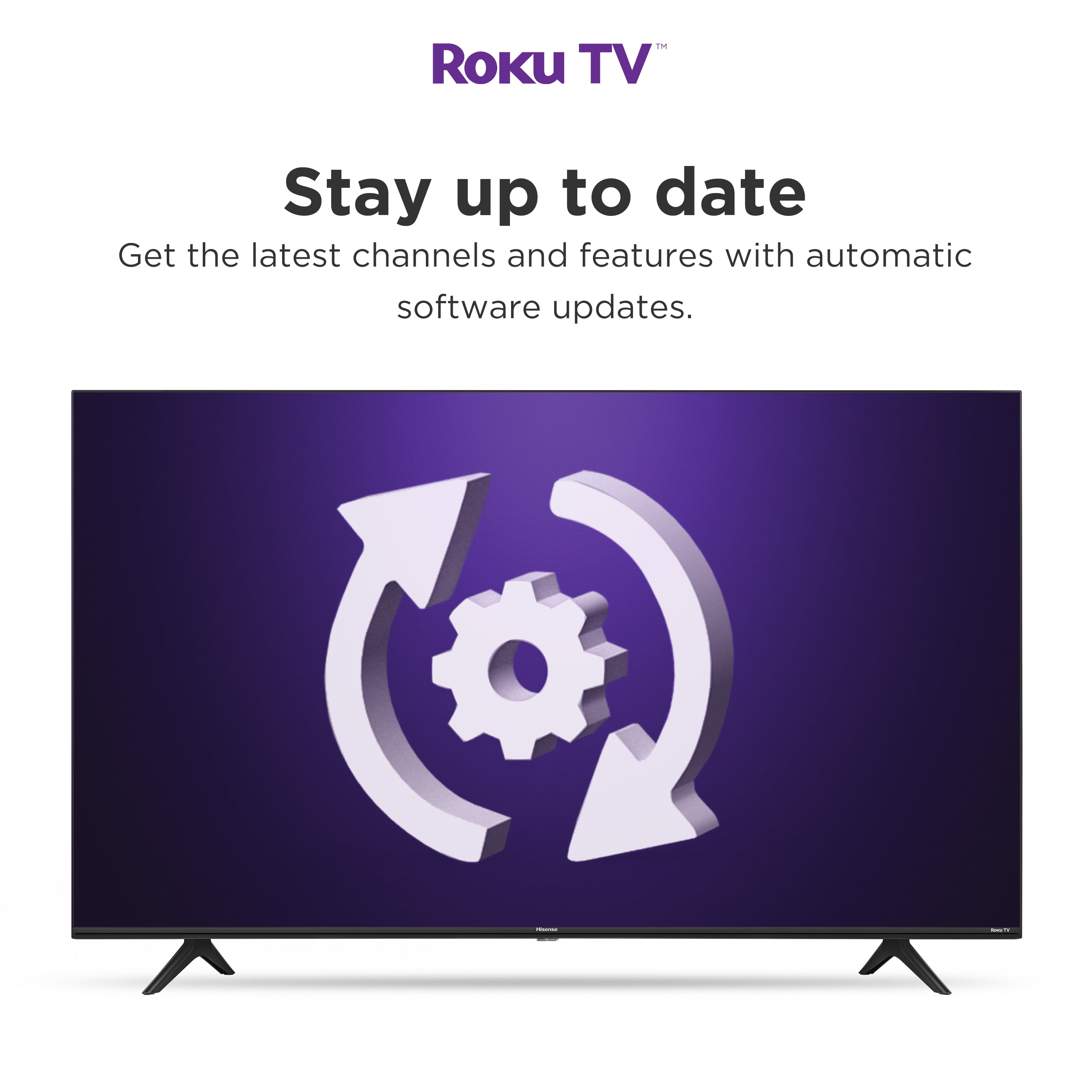 Hisense 40-Inch Class H4 Series FHD Roku Smart TV (1080P Full HD, LED Display, Motion Rate 120, Smart Streaming) vvayo