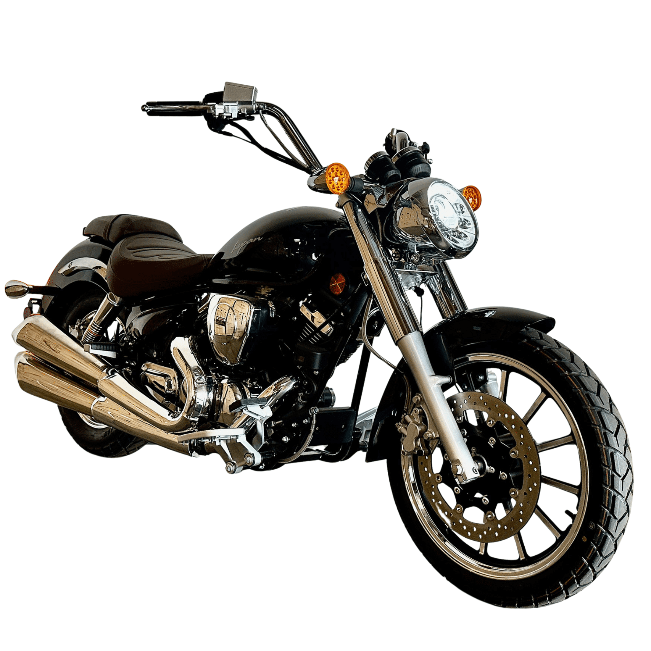 Venom Motorsports Lifan Lycan 250cc V-Twin Chopper Motorcycle (Black, 250cc) 36yce