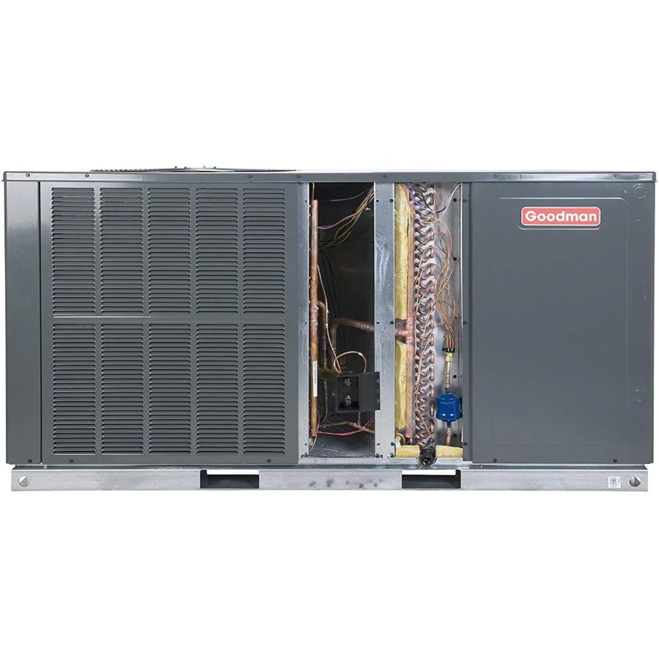 Goodman 3.5 Ton 15.2 SEER2 Package Heat Pump (Multi-Position, Black, 3.5 Ton) si59q