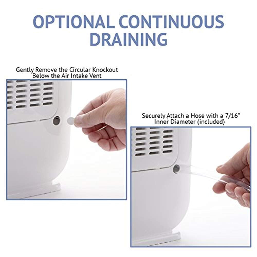 IVATION 13-Pint Desiccant Dehumidifier, Compact & Quiet Air Moisture Remover (White, 13 Pint) yvkti - Image 9