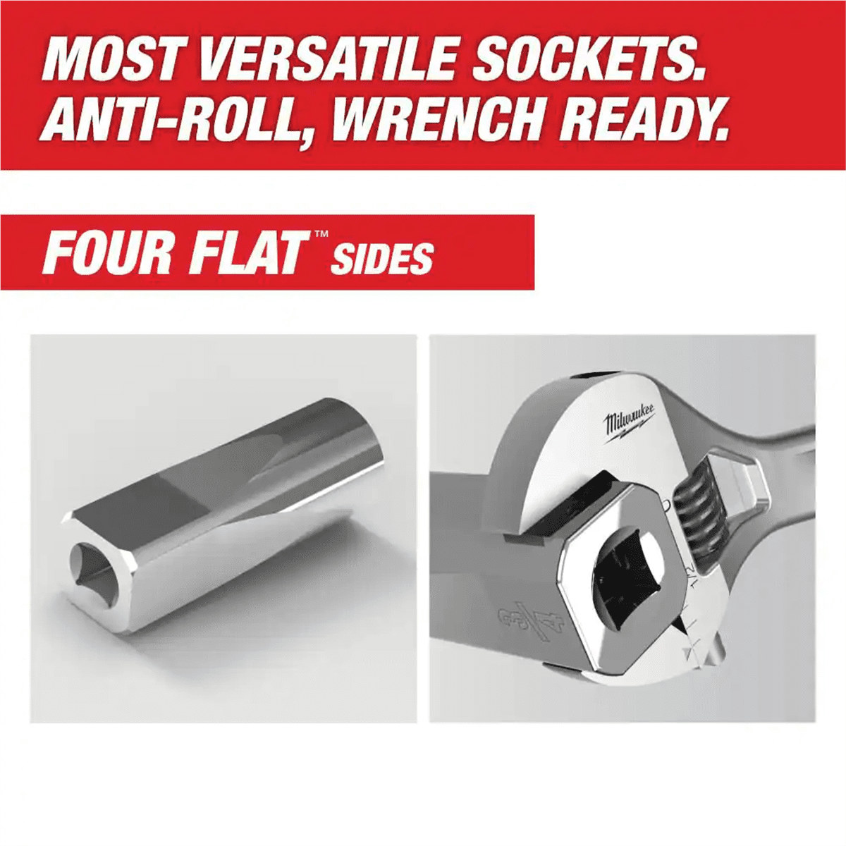 Milwaukee 3/8 in Drive 17mm 6-Point Socket (Black, 17mm) gon2a