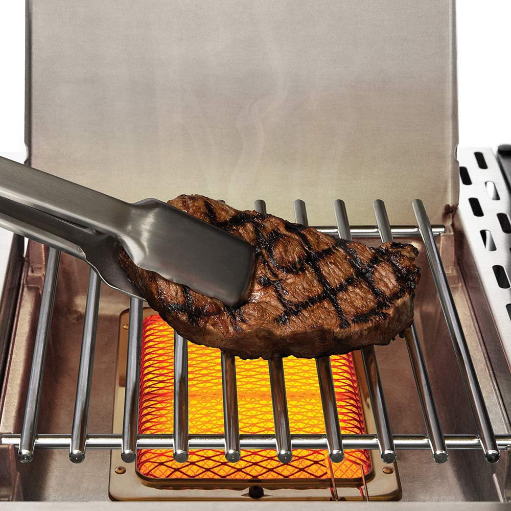 Broil King Regal S490 Pro Infrared 4-Burner Freestanding Propane Grill (Stainless Steel, 25.5 in) tad0m
