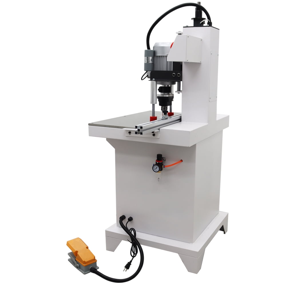Maisutseb Pneumatic Hinge Boring Insertion Machine Woodworking Drill Press (2.7 in Stroke) zqylq