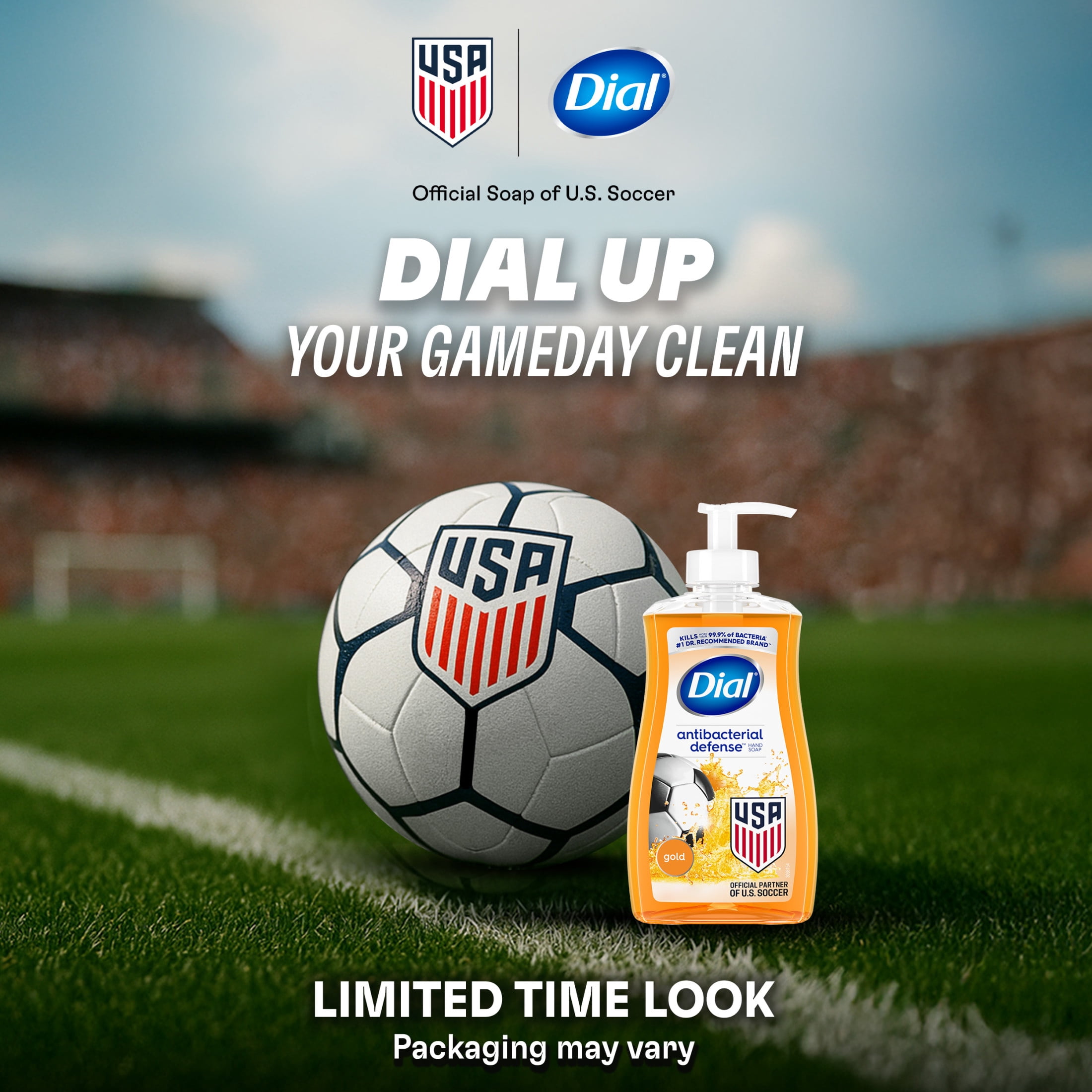 Dial Antibacterial Defense Liquid Hand Soap, Moisturizing Formula with Aloe Vera (Gold, 11 fl oz) gszu3