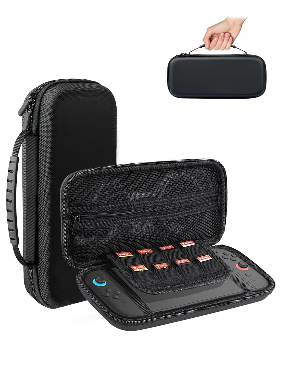 NBCP Hard Shell Carrying Case for Nintendo Switch 2 (Black, 11 in x 5.2 in x 1.7 in) wbvtp