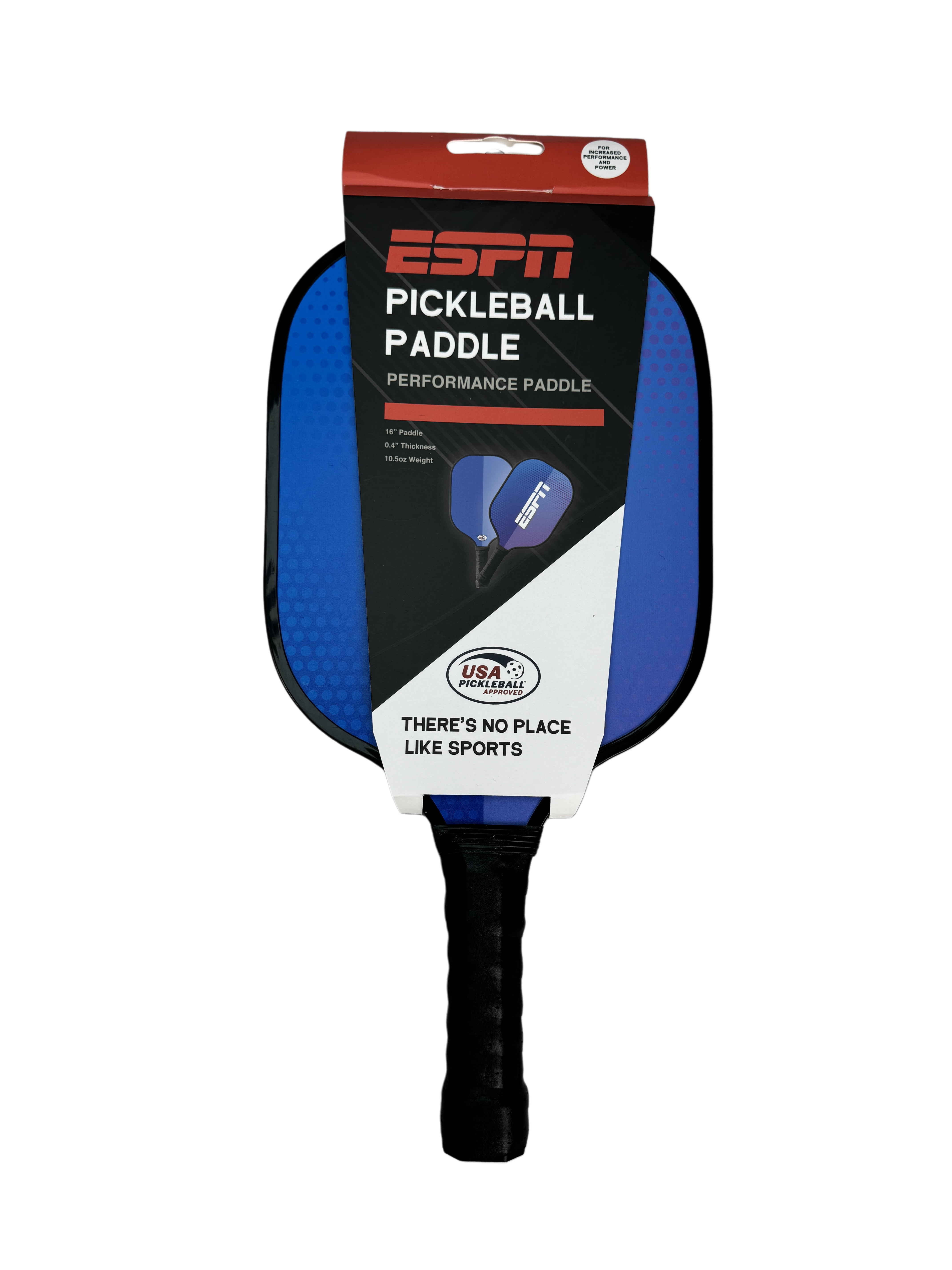 ESPN Wooden Performance Pickleball Paddle, Durable Grip and Lightweight Design (Blue, 16 in) lhdfw
