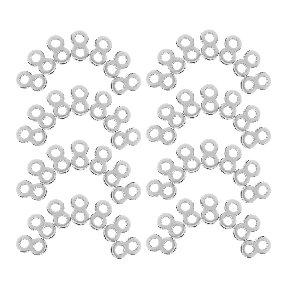 Luxshiny Stainless Steel Tabletop Fasteners with 8-Figure Buckle for Secure Woodworking (100 Pieces) u4oo4