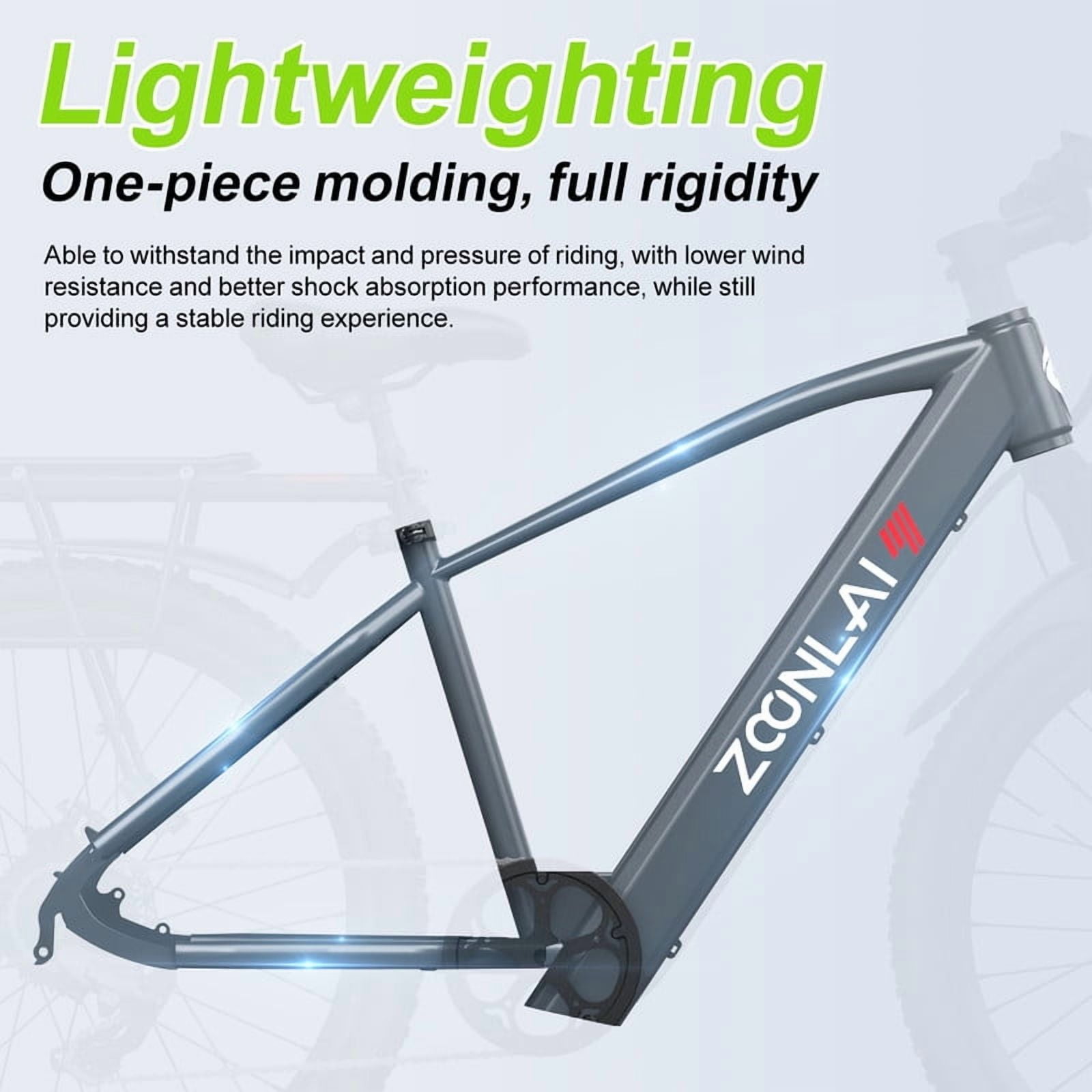 Z00NLAI Electric Bike for Adults, 749W Motor 7-Speed City Commuter E-Bike (26 in) aqnnf