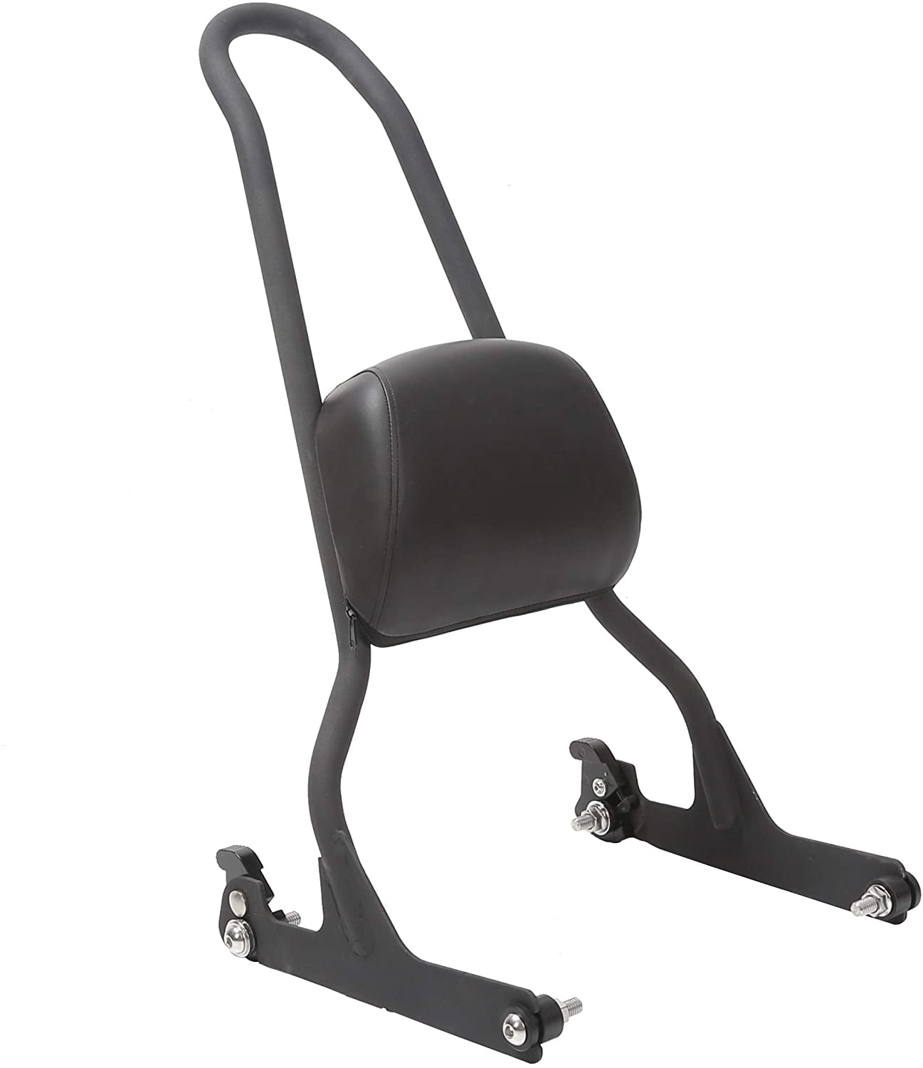 Kojem Detachable Passenger Backrest Sissy Bar for Harley Softail Fat Boy (Matte Black) s0s3p