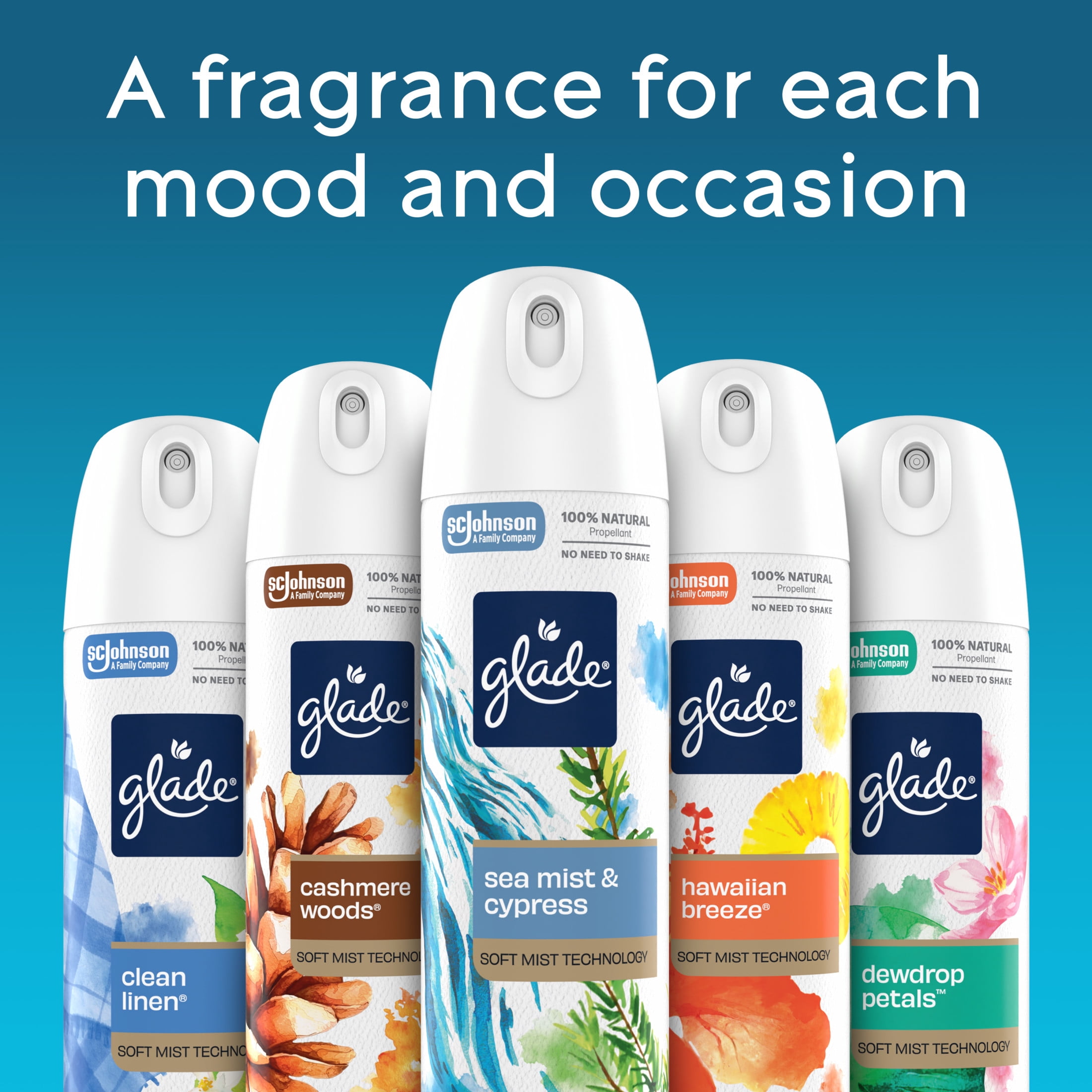 Glade Soft Mist Odor Fighting Air Freshener, Watermelon Scent (7.3 oz) uoxzc