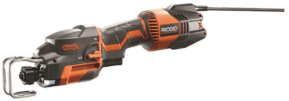 RIDGID 6-Amp Orbital Reciprocating Saw Kit (Orange, 1-Pack) 3gwn2