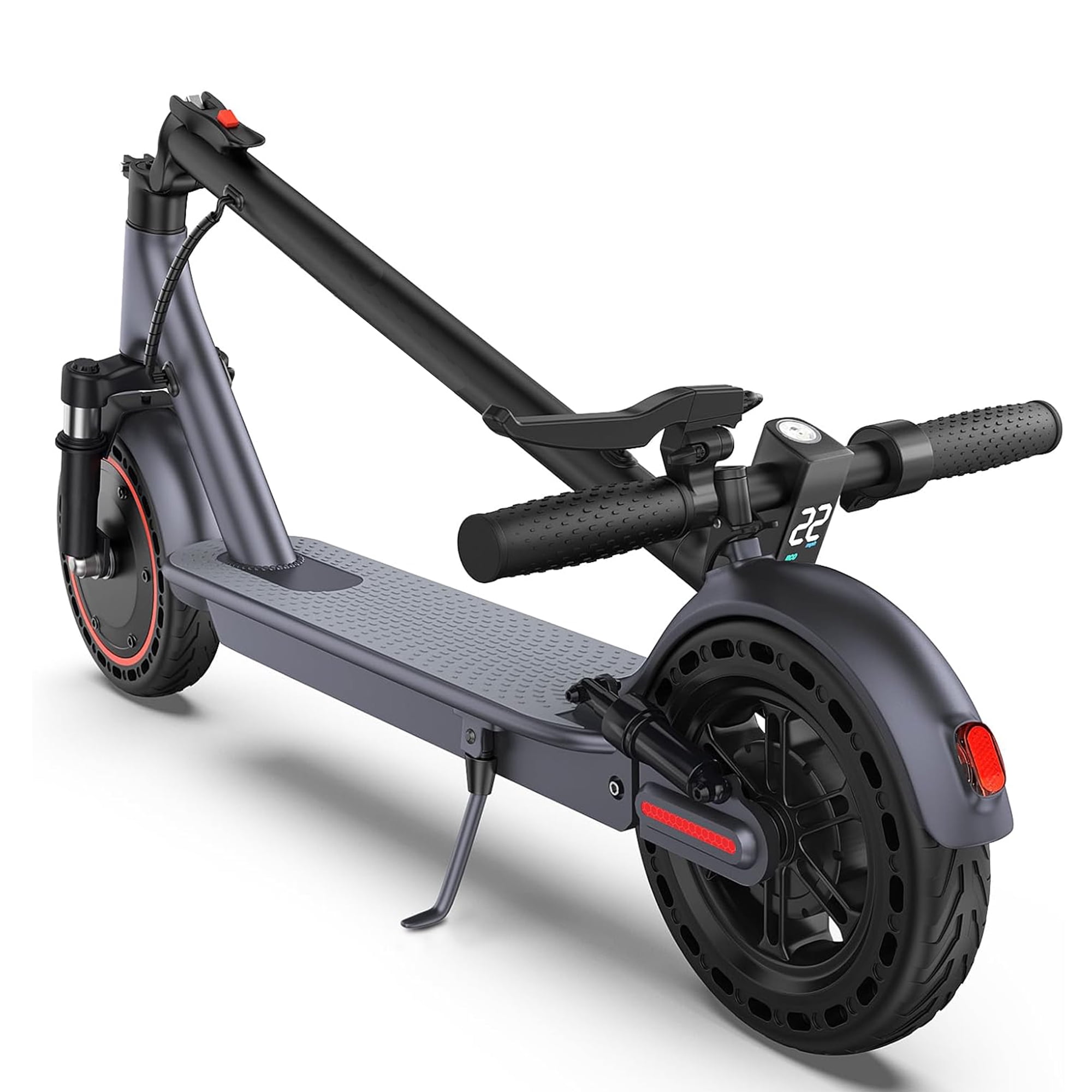 Generic Electric Scooter for Adults, 500W Motor, 22 MPH Max Speed, Foldable Commuter Scooter (Gray, 36 lb) 37cbr