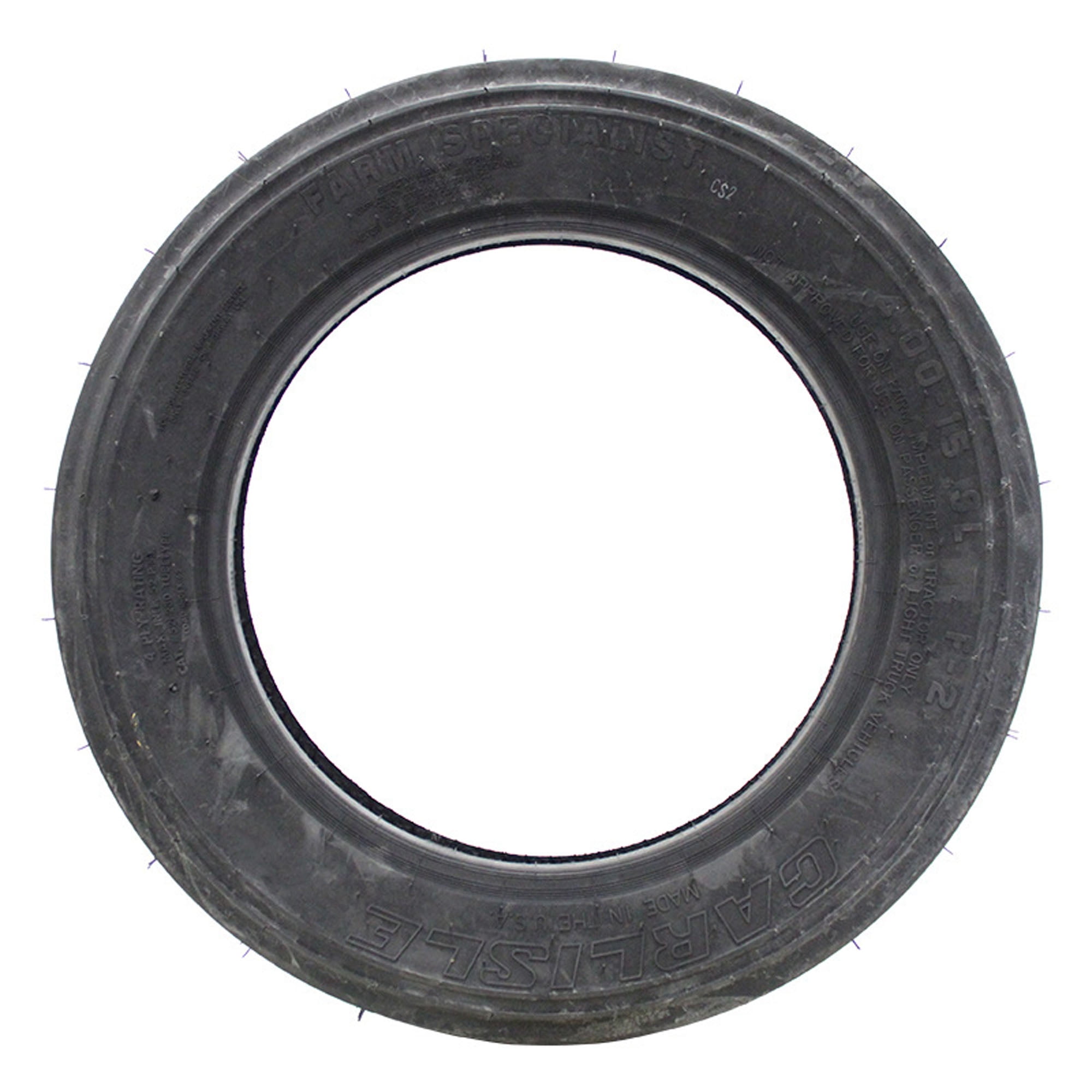 Carlstar Farm Specialist F-2 Agricultural Tractor Tire (Black, 7.5L-15) u18z8