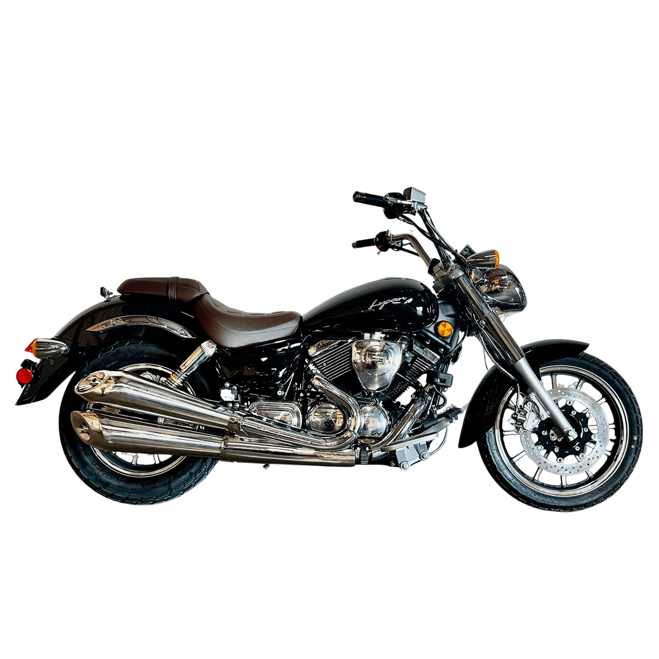 Venom Motorsports Lifan Lycan 250cc V-Twin Chopper Motorcycle (Black, 250cc) 36yce