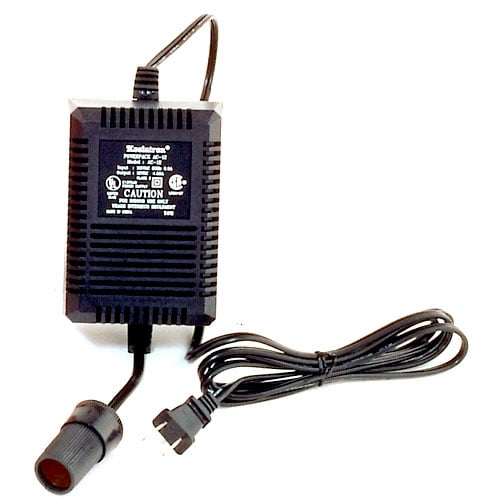 Koolatron AC to DC Power Adapter Converter with Circuit Breaker (Black, 6 ft) pjb0t