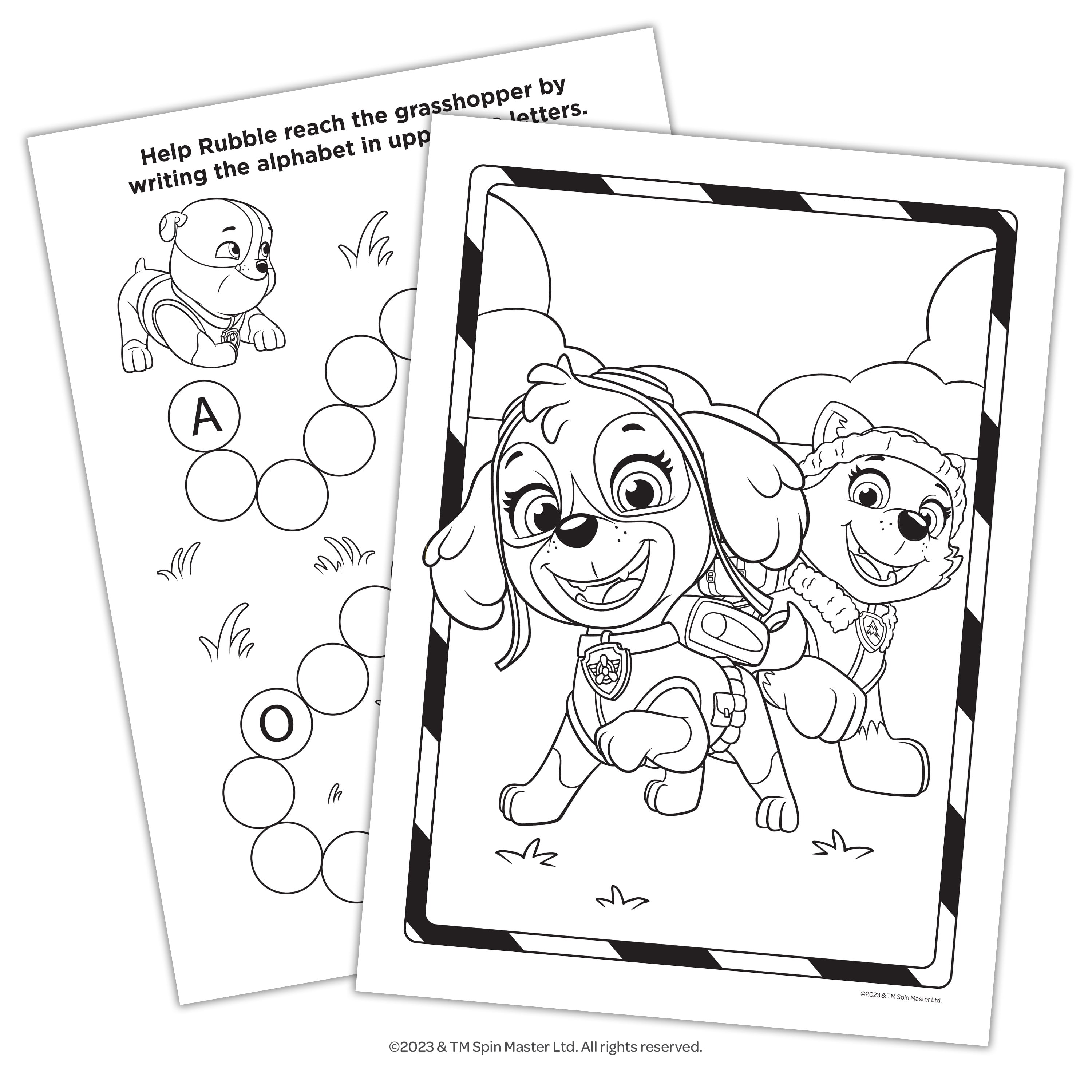 PAW Patrol Jumbo Coloring Book, Activity Book for Kids (64 Pages, 10.75 in x 7.75 in) rot9i