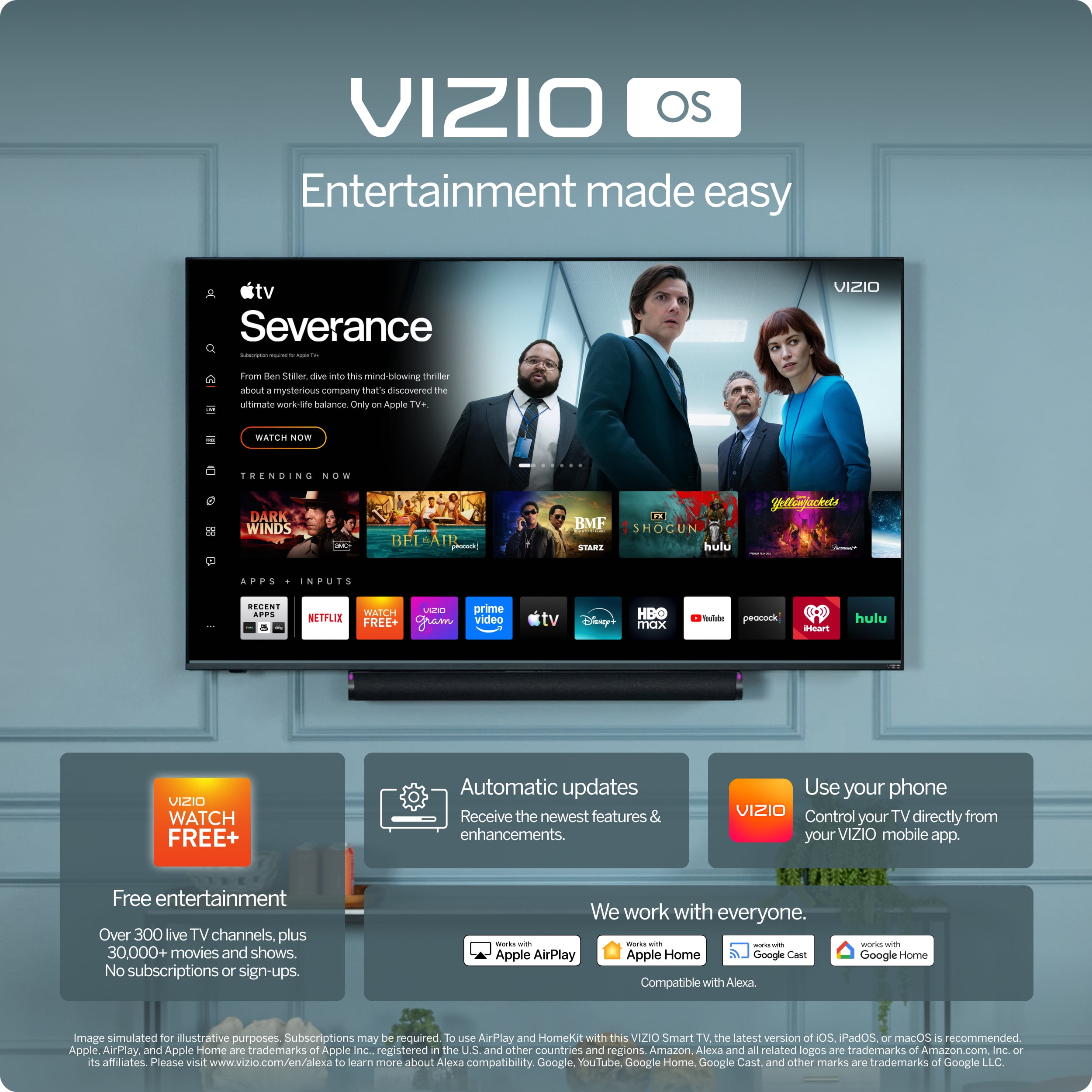VIZIO 55 in Class Quantum 4K QLED HDR Smart TV (VQD55R-10) 5o3g0