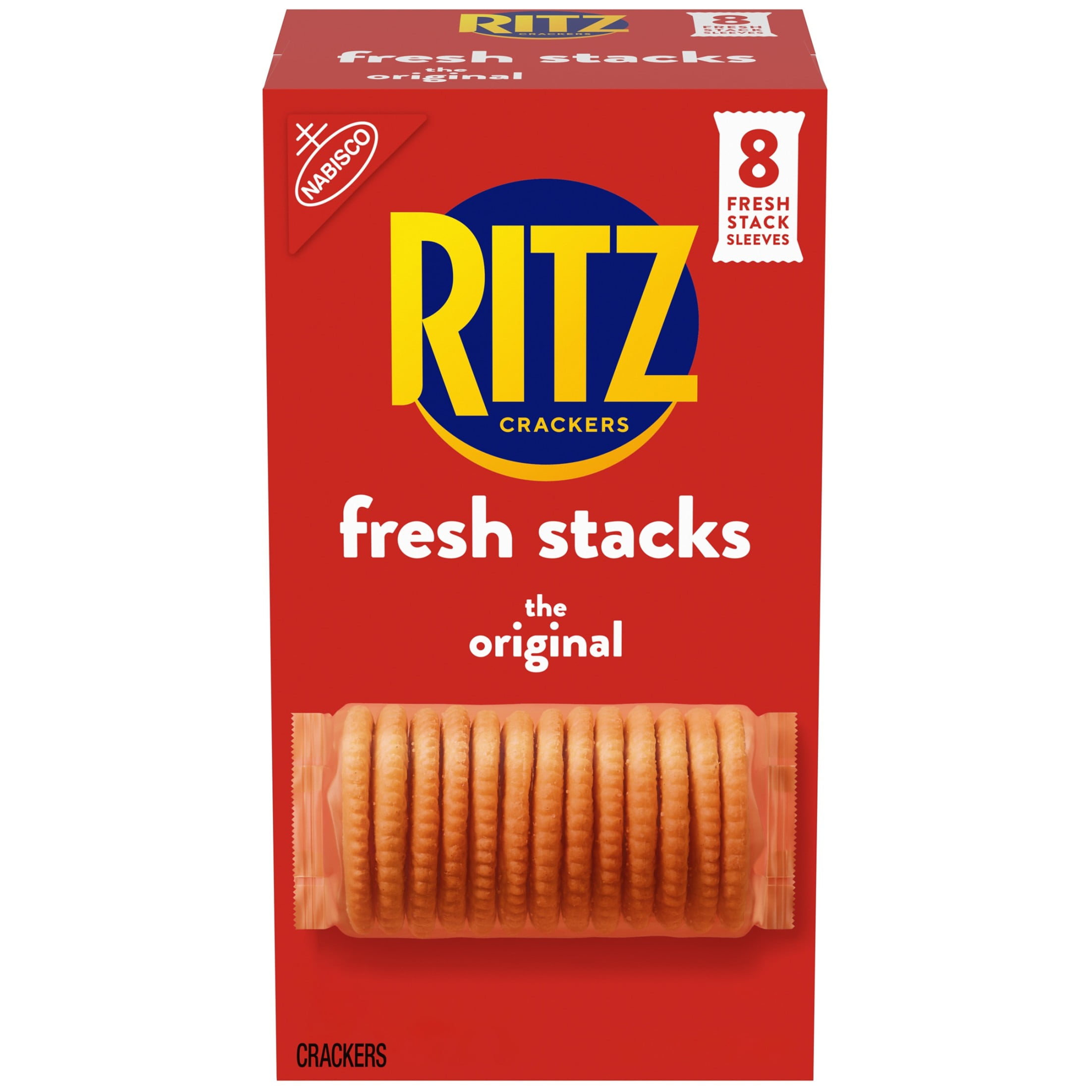 RITZ Fresh Stacks Original Crackers, Flaky Buttery Snack Crackers (11.8 oz, 8 Multi-Pack) w0sbu