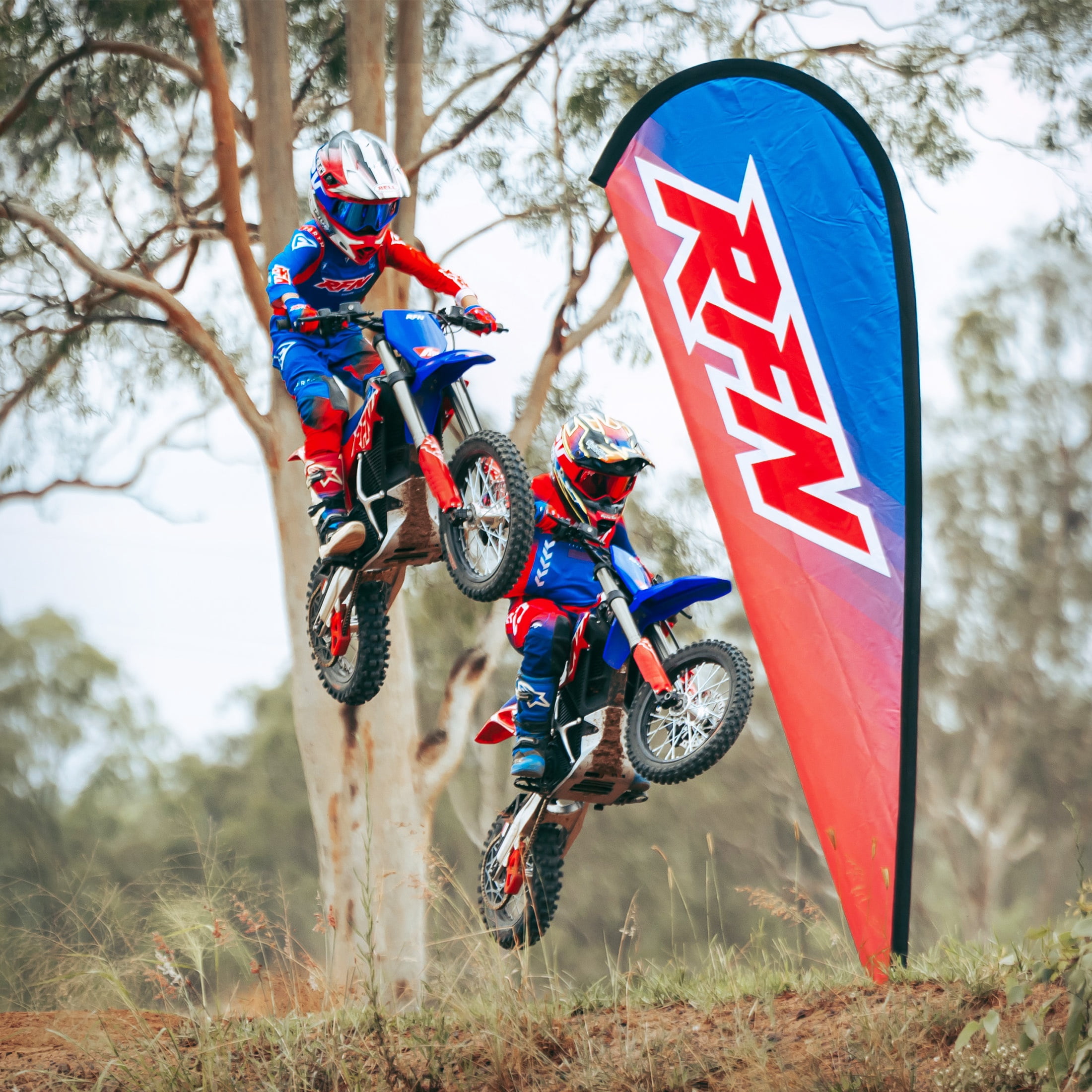 RFN Electric Dirt Bike Peak 2000W Off-Road Motorcycle (Blue, 48V 15Ah) 9t8h1