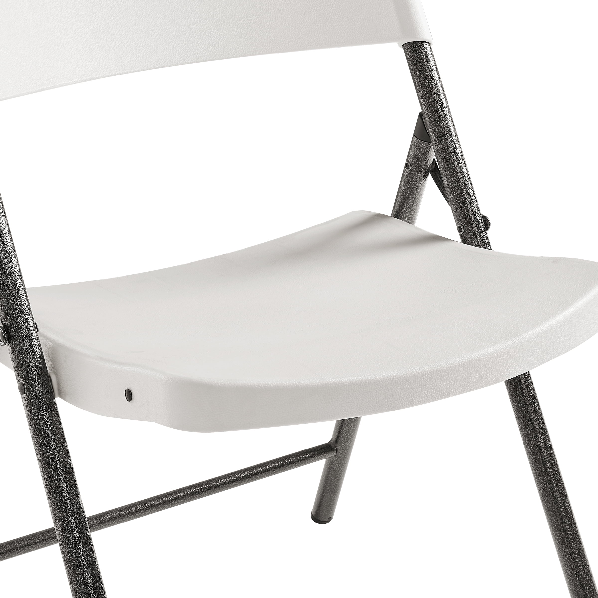 Mainstays Premium Heavy Duty Resin Folding Chair (White, 6-Pack) ohqr8