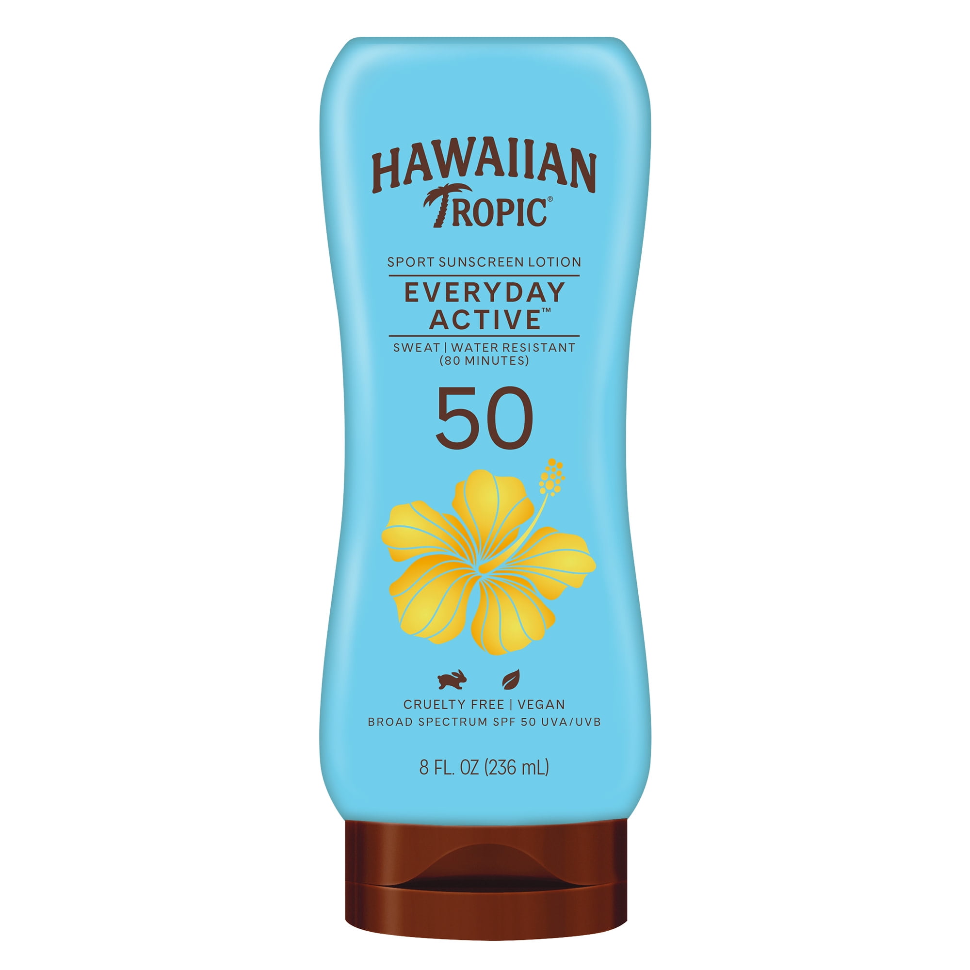 Hawaiian Tropic Everyday Active Sunscreen Lotion, SPF 50, Broad Spectrum UVA/UVB Protection (8 fl oz) dxc5i
