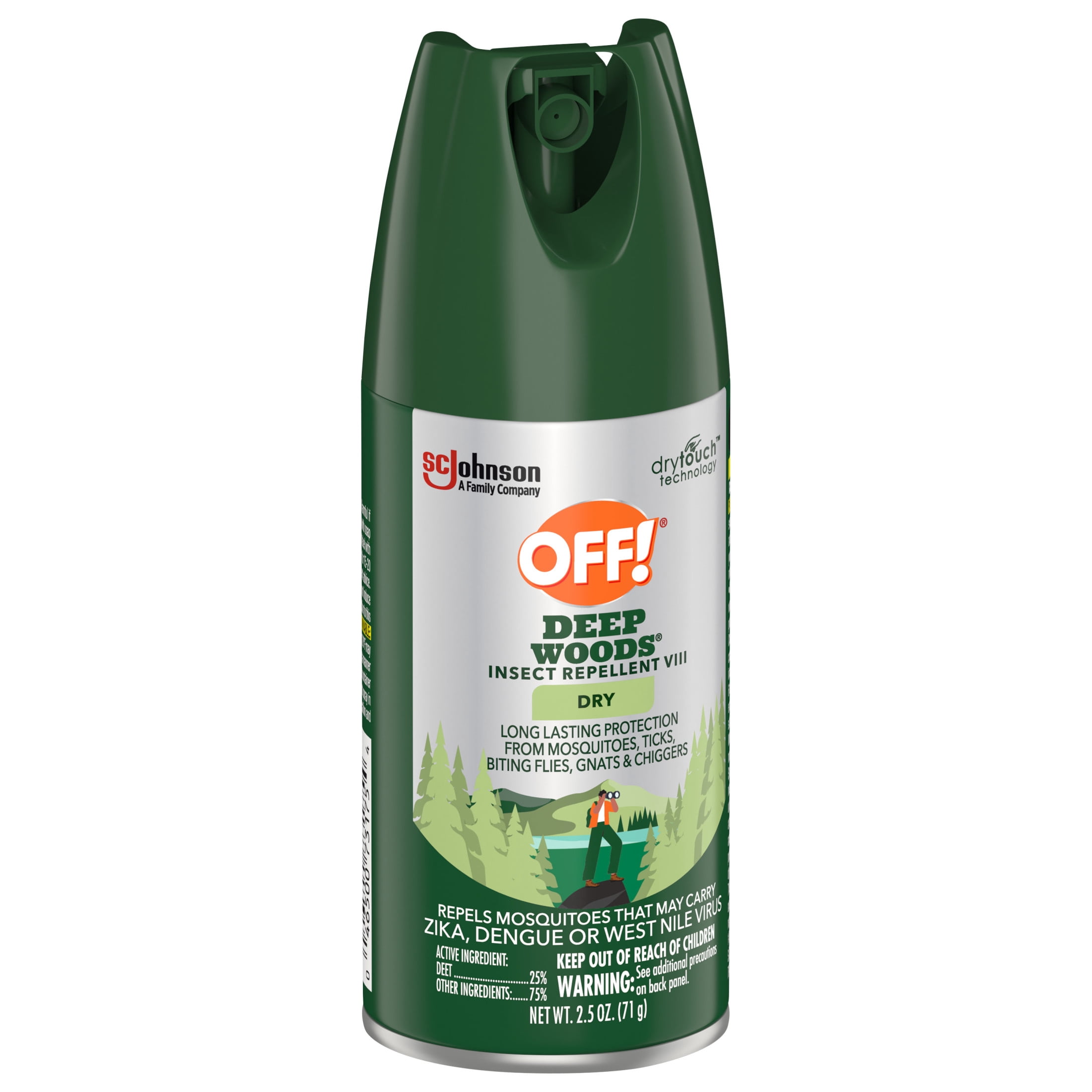 OFF! Deep Woods Insect Repellent Spray with 25% DEET (Clear, 2.5 oz) utmgq