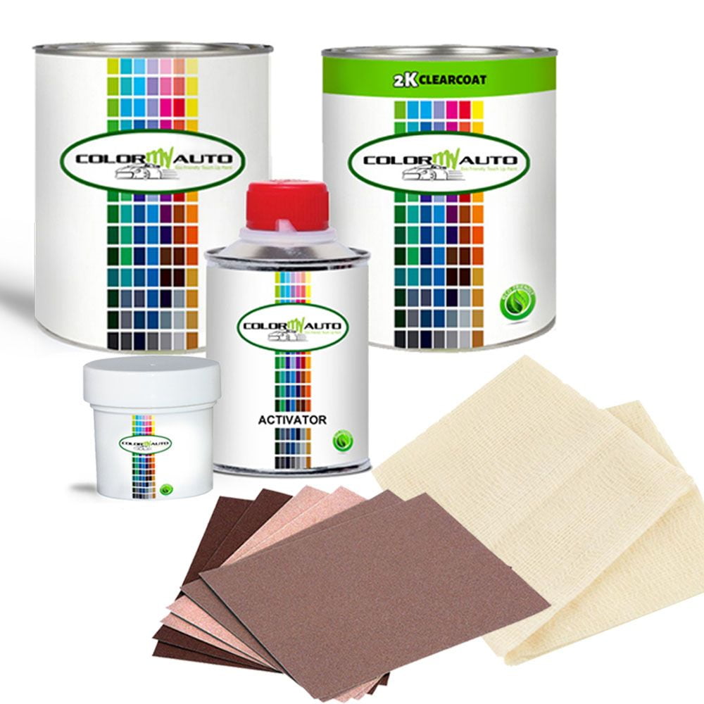 Color My Auto Ford Mustang 2013-2016 Automotive Paint Kit (Deep Impact Blue Metallic J4, 2 Quarts) wds9s