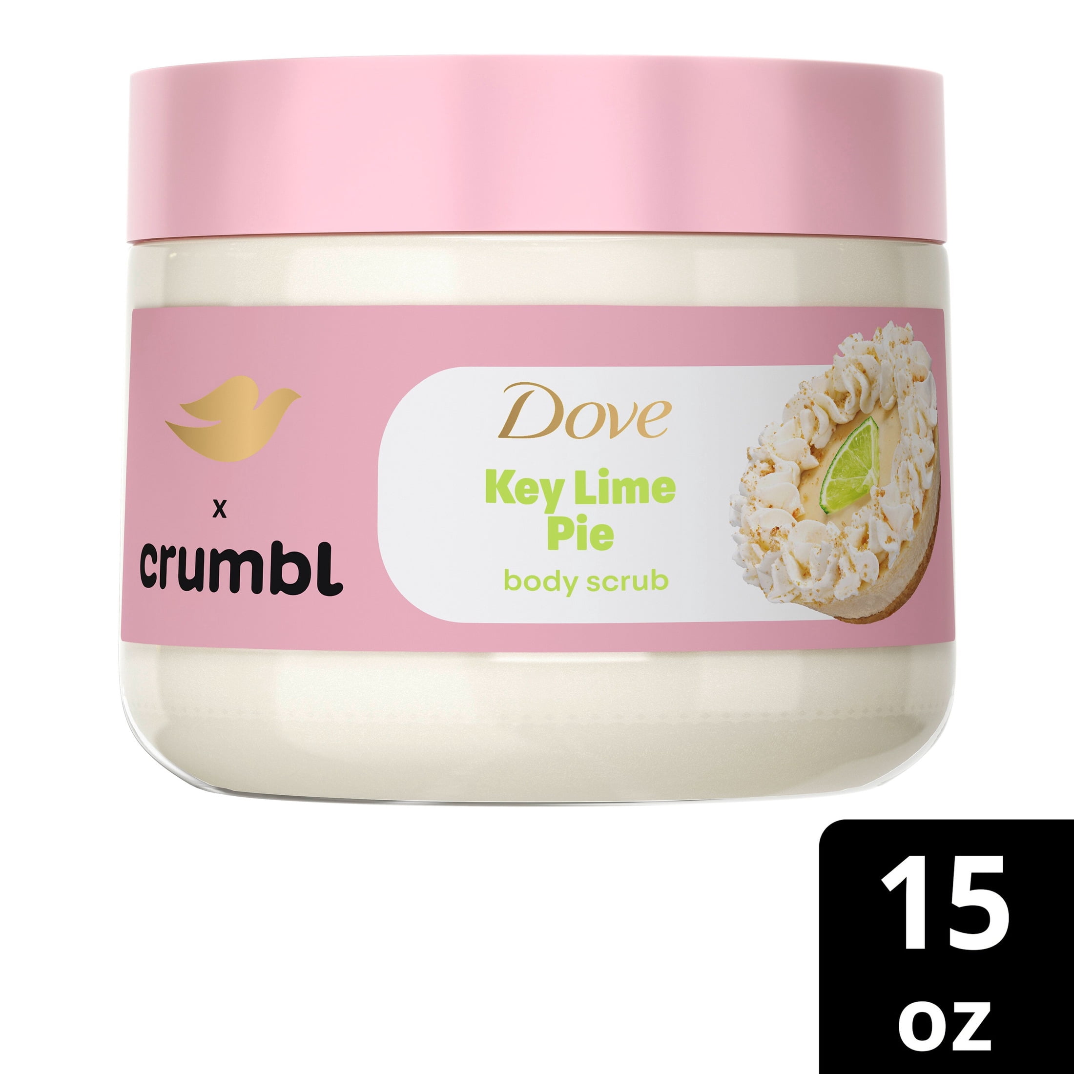 Dove & Crumbl Limited Edition Key Lime Pie Exfoliating Body Scrub (15 oz) 7do9g