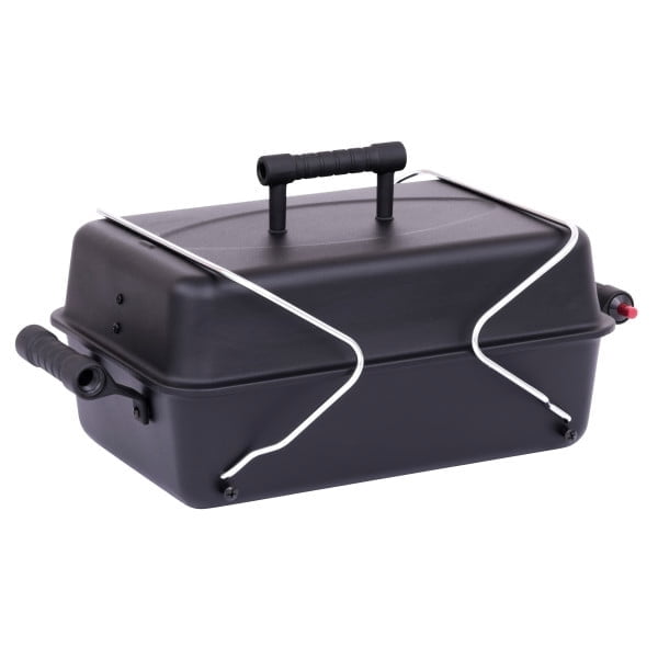 Charbroil 1-Burner Deluxe Portable Propane Gas Table Top Grill (Black, 190 sq in) qlety