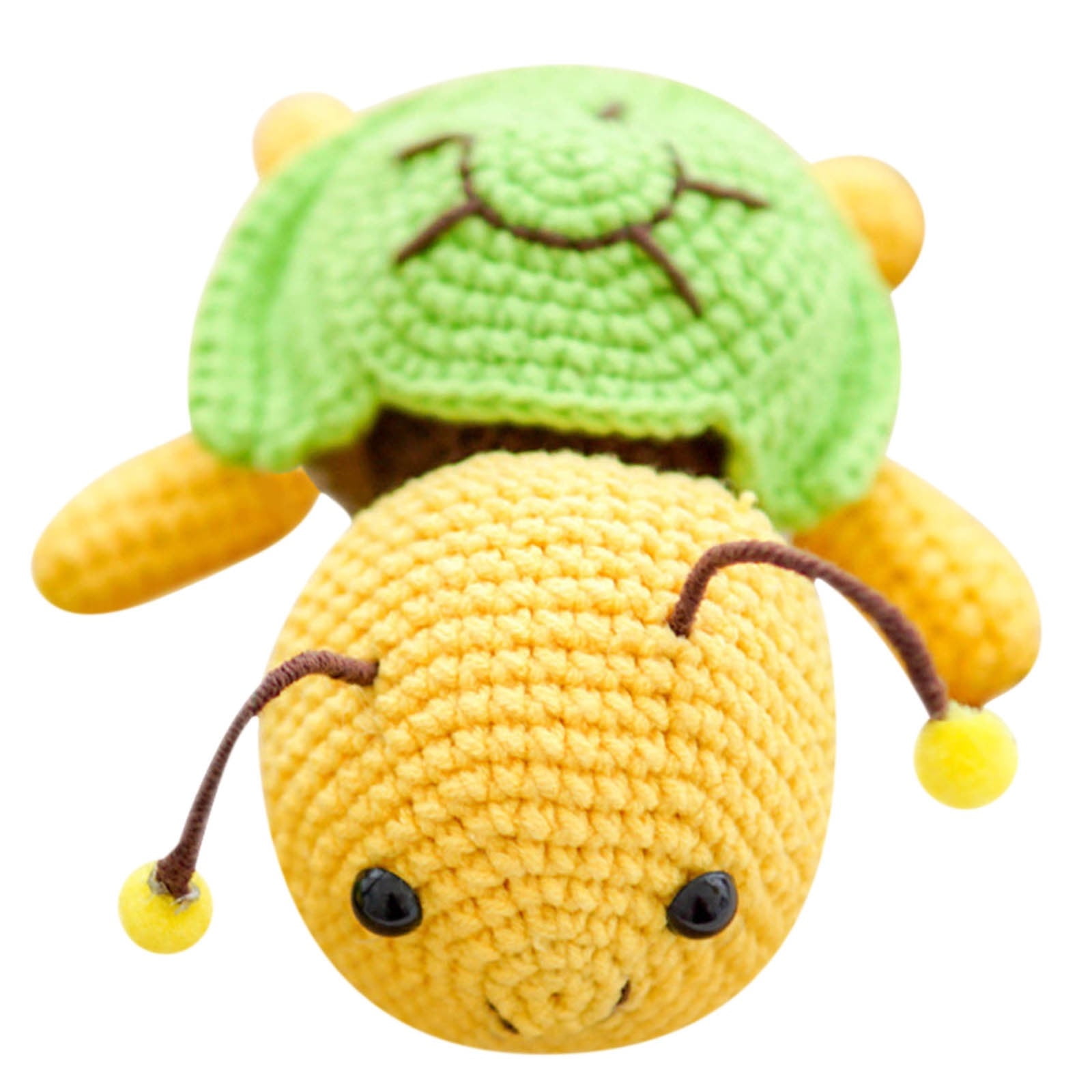 Kafsov DIY Turtle Bee Crochet Kit for Beginners and Experts (Green, 1 Set) jszxj