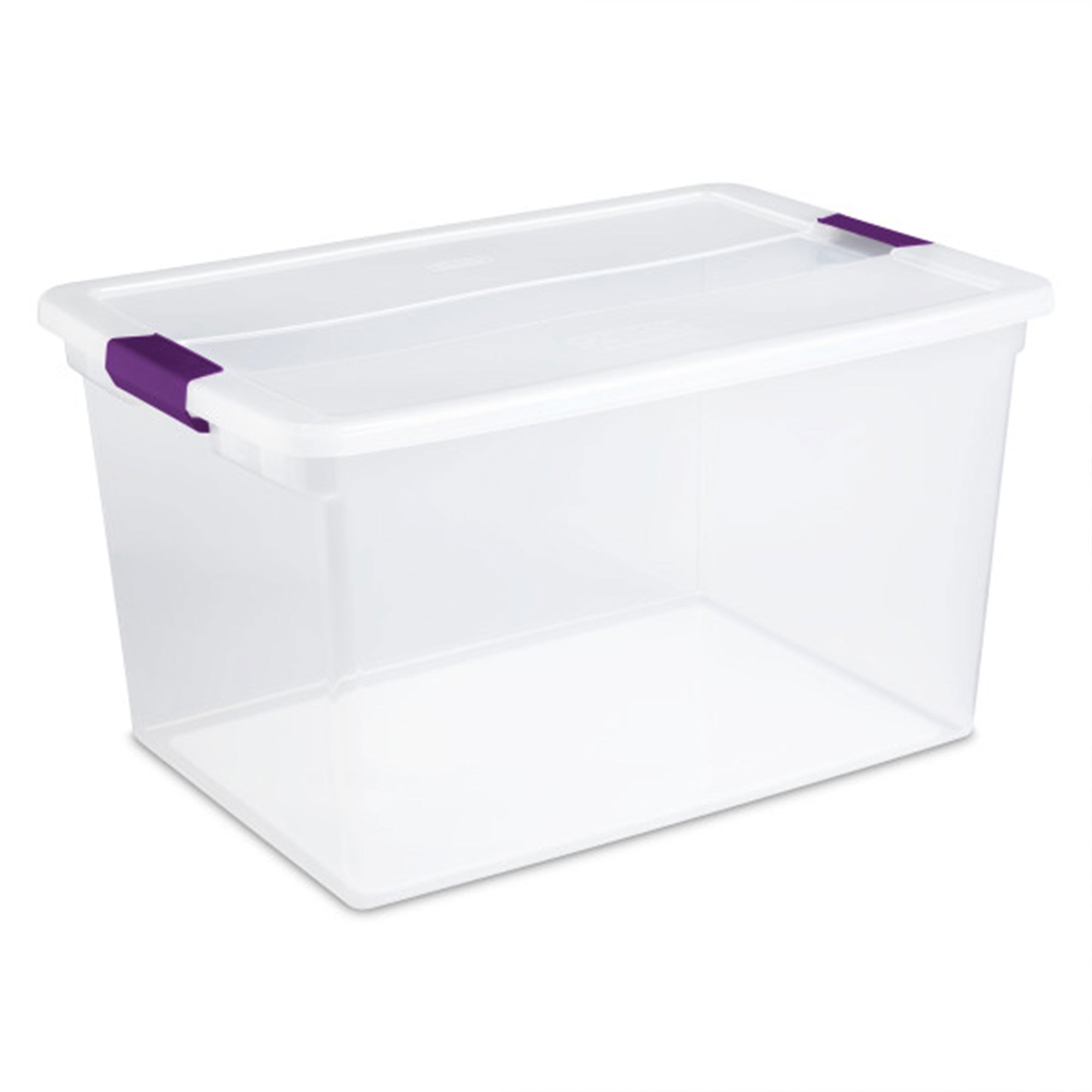 Sterilite 66 Quart Latching Storage Container Tote (Clear, 6 Pack) wvf2u