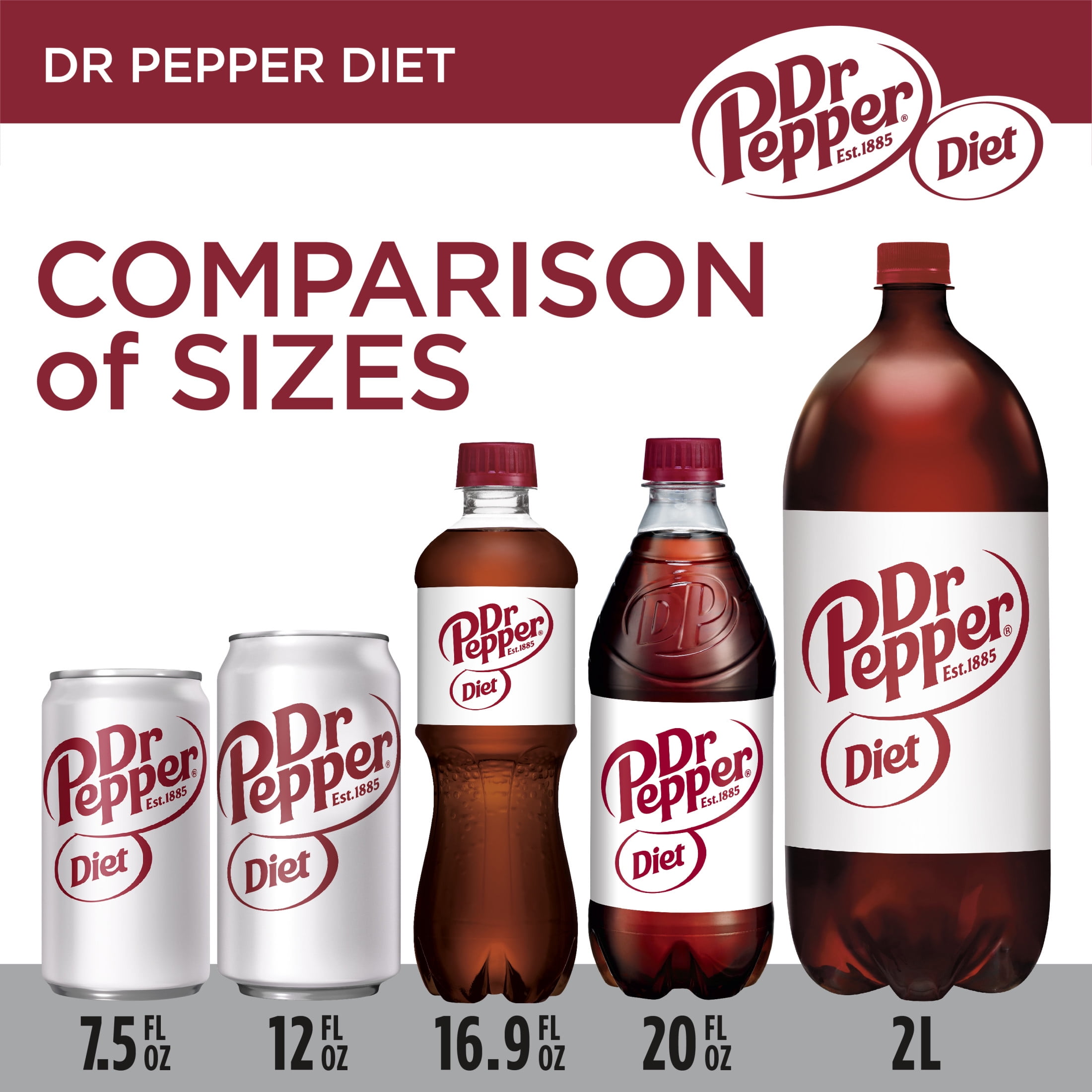 Diet Dr. Pepper Soda Pop (Zero Sugar, 24 Pack, 12 fl oz) zl3c1