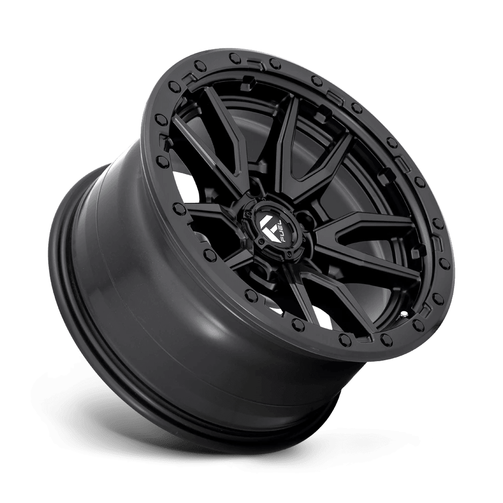 Fuel 1PC D679 Rebel Aluminum Wheel Rim (Matte Black, 17x9 in) rs7cj