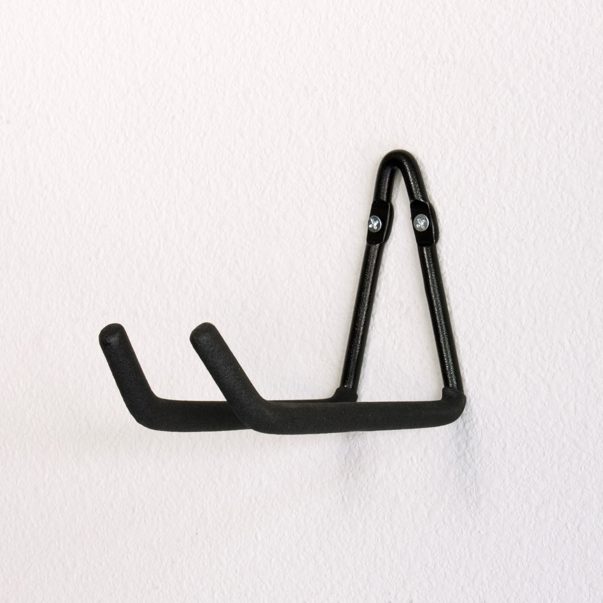Hyper Tough Steel Utility V-Hook Heavy-Duty Wall Mount Storage Organizer (Black, 3 in x 4.3 in x 7 in) vr1h8
