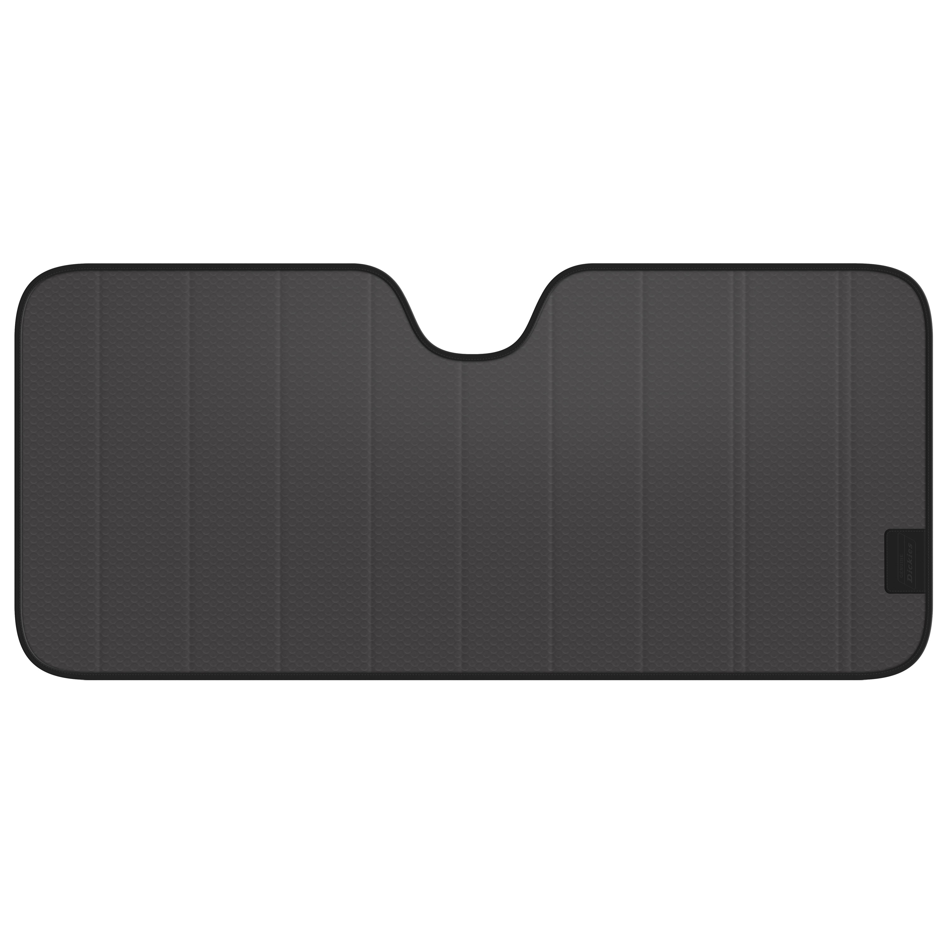 Genuine Dickies Accordion Windshield Sunshade for Cars and SUVs (Grey, 28.5 in x 63 in) kv7gq
