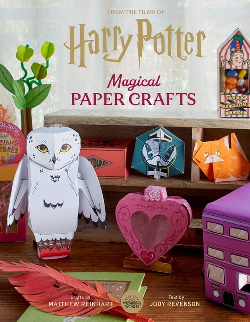 Matthew Reinhart Harry Potter Magical Paper Crafts DIY Activity Book (24 Official Creations, 204 Pages) gtky8