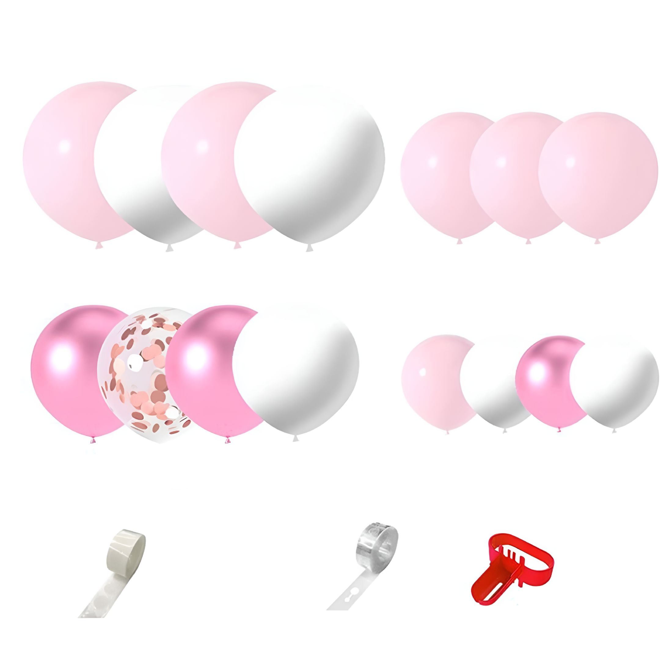 CCOCC Balloon Arch Kit DIY Party Decorations (Pink, 104-Piece Set) yzuqt